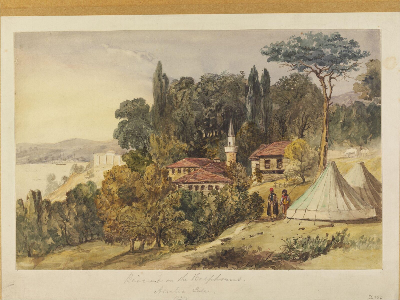 Beicos on the Bosphorus. Asiatic Side, Frederick Charles Cooper, 1849
