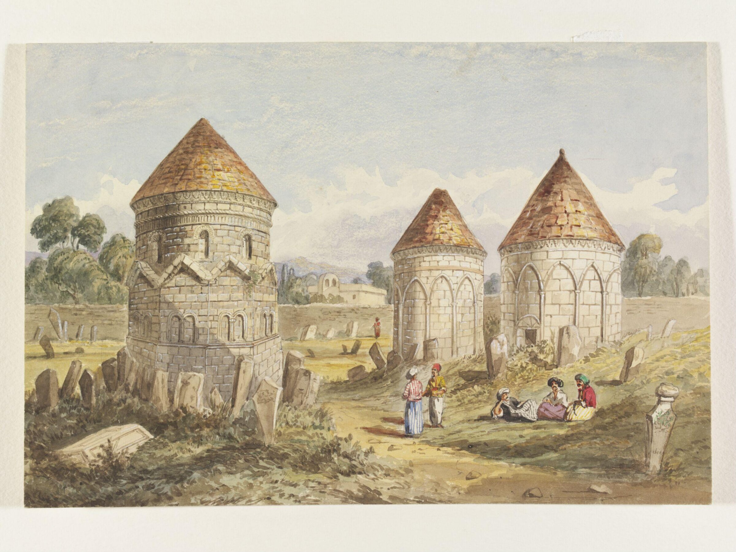 Tomb of Caliph, Erzerum, Frederick Charles Cooper, ca. 1849