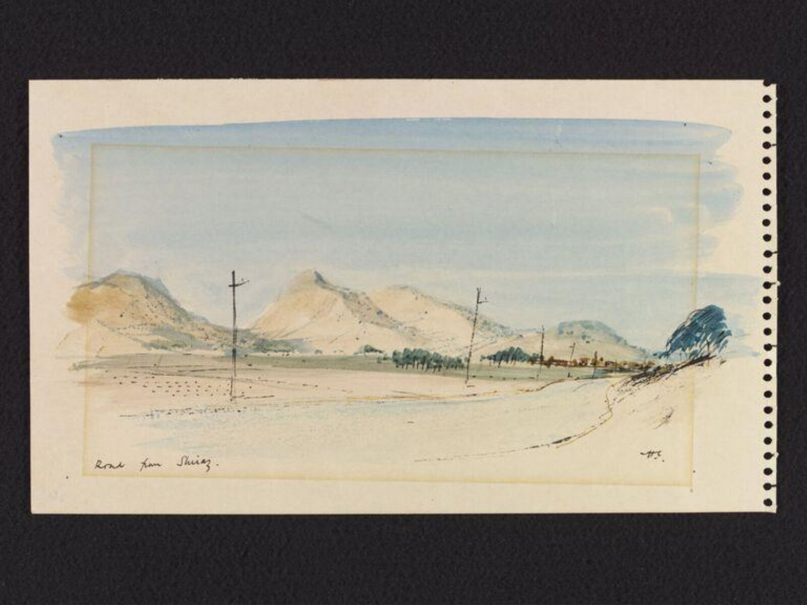 Road from Shiraz, Hugh Maxwell Casson, ca. 1959
