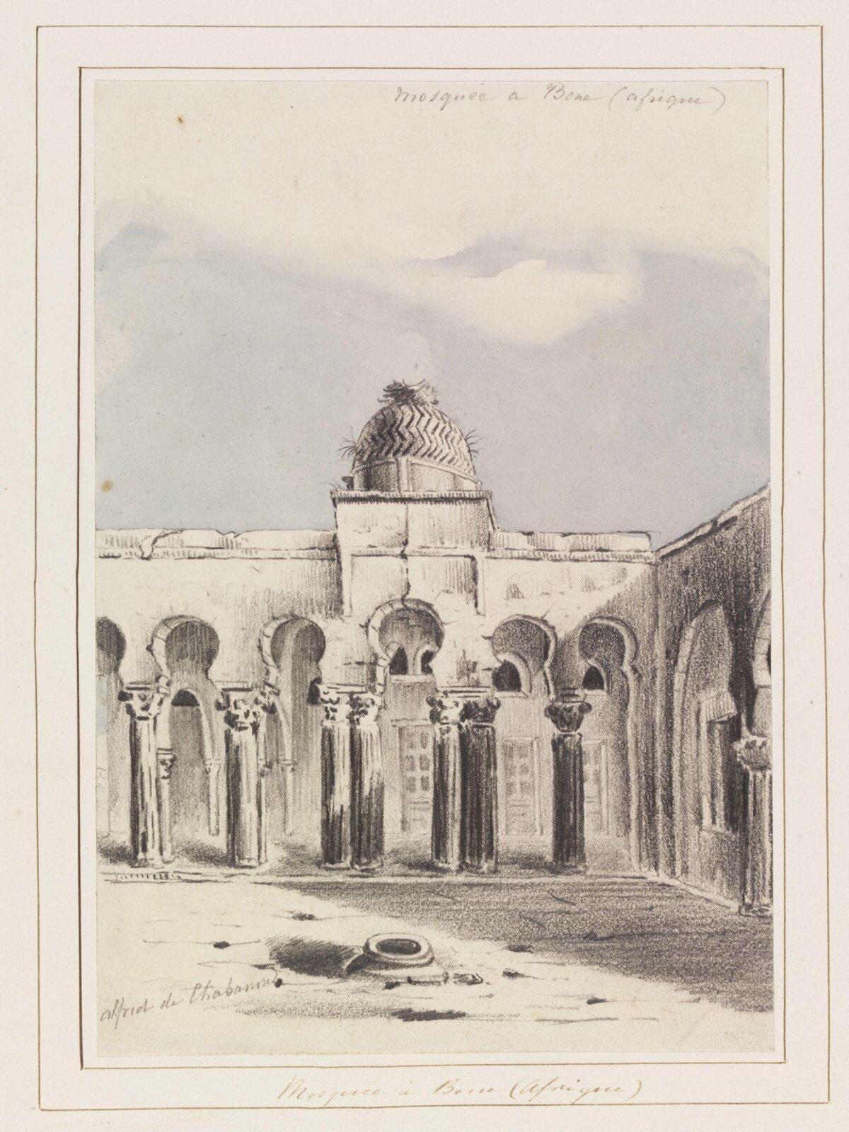 Mosque à Bone (Afrique), Alfred de Chabanon
