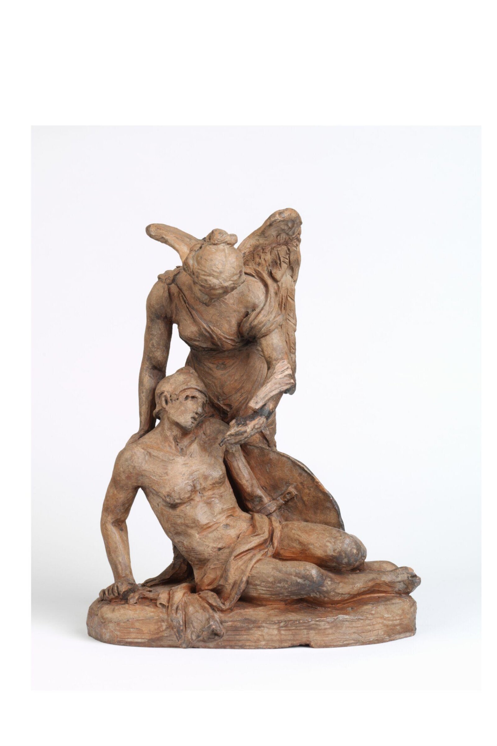A Hero dying in the arms of Victory, Joseph Nollekens, late eighteenth century