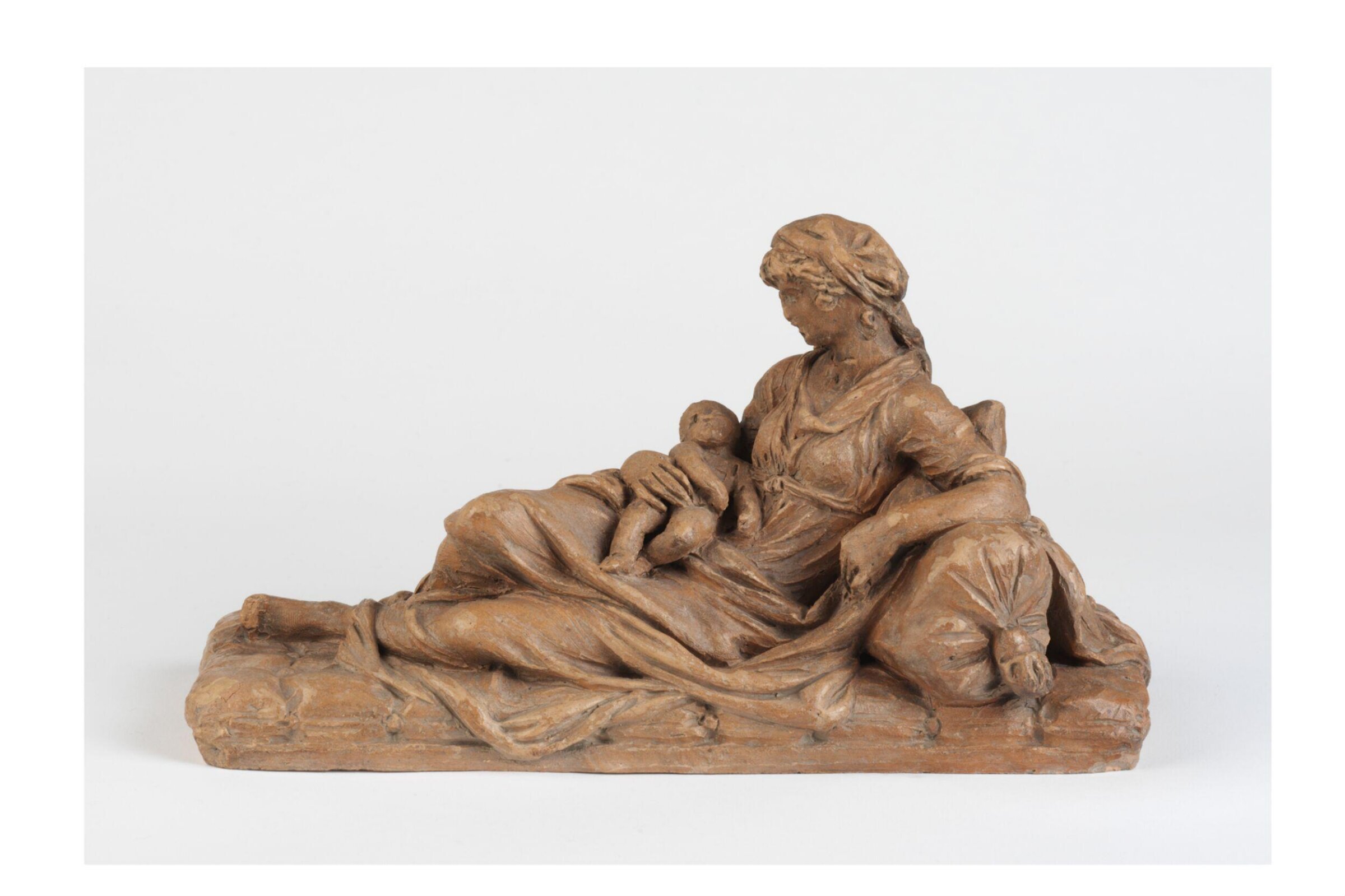 Maria, Mrs Henry Howard of Corby Castle, Cumberland and her child, Joseph Nollekens, 1800-1803