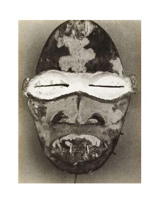 Polychrome Mask. 'Dan', border of Ivory Coast