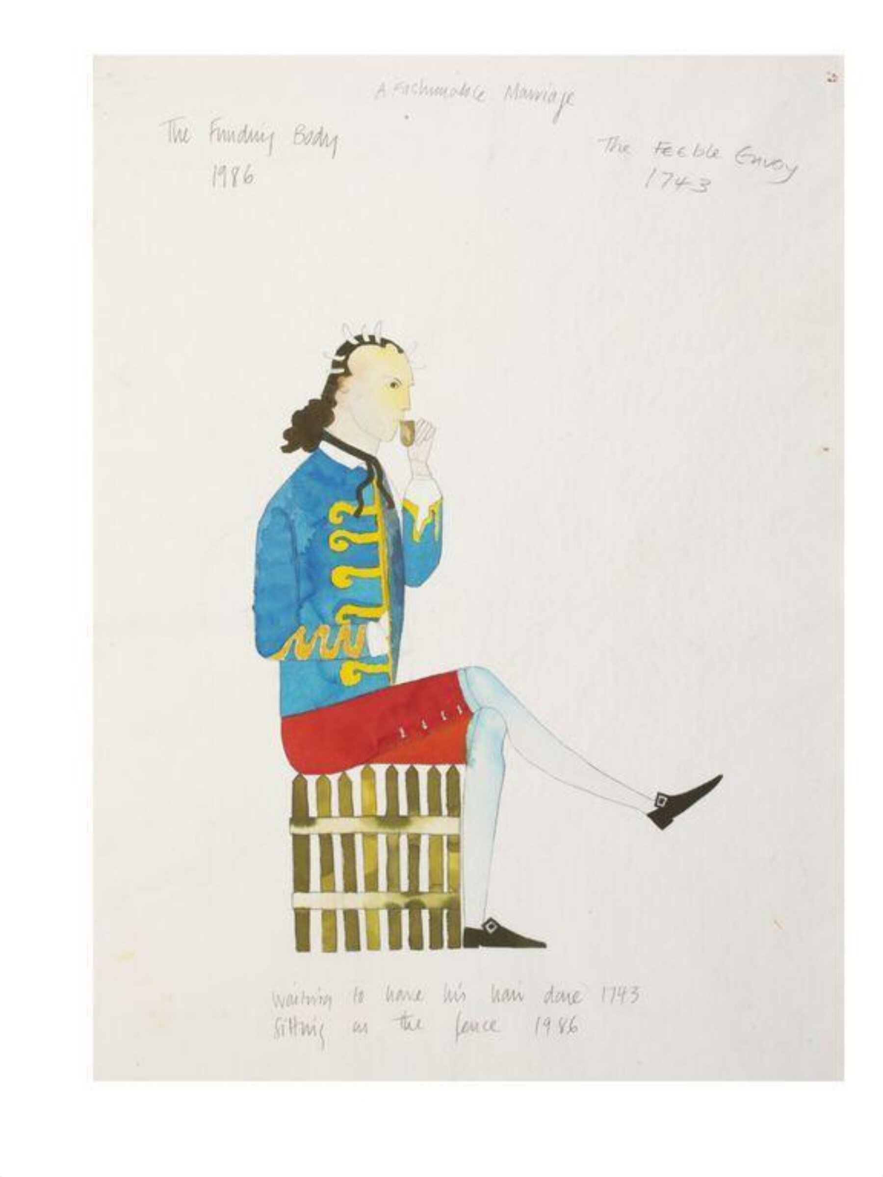 A Fashionable Marriage / Marriage à la Mode / The Countess's Morning Levée, Lubaina Himid, 1986