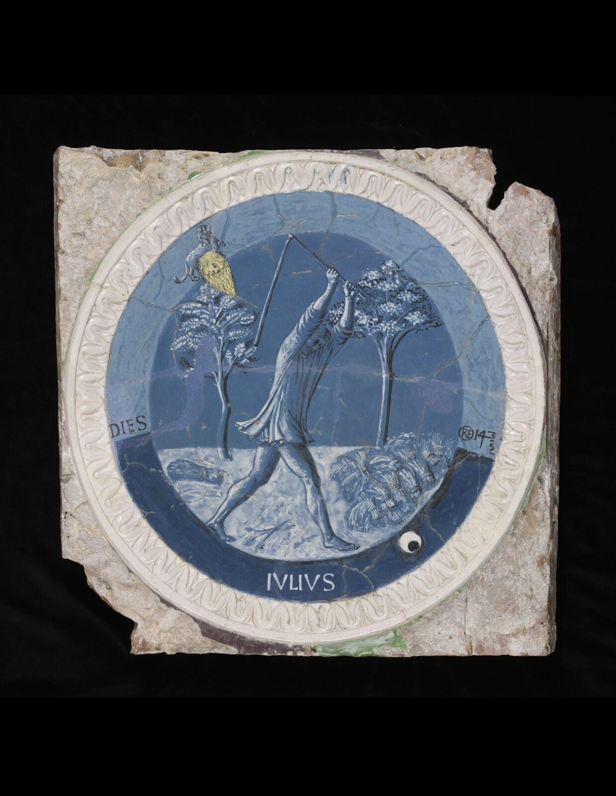 July, Luca della Robbia, ca.1450-1456