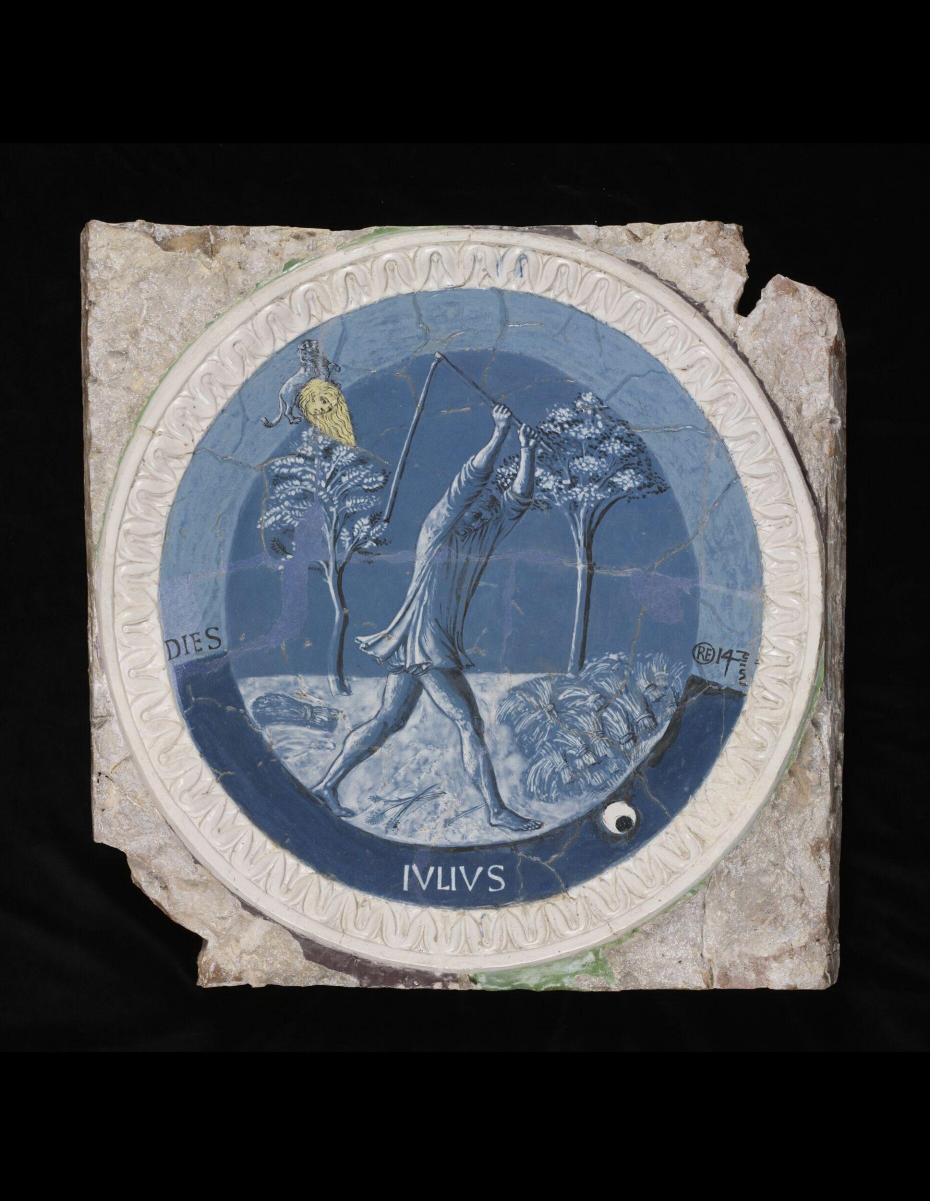 July, Luca della Robbia, ca.1450-1456