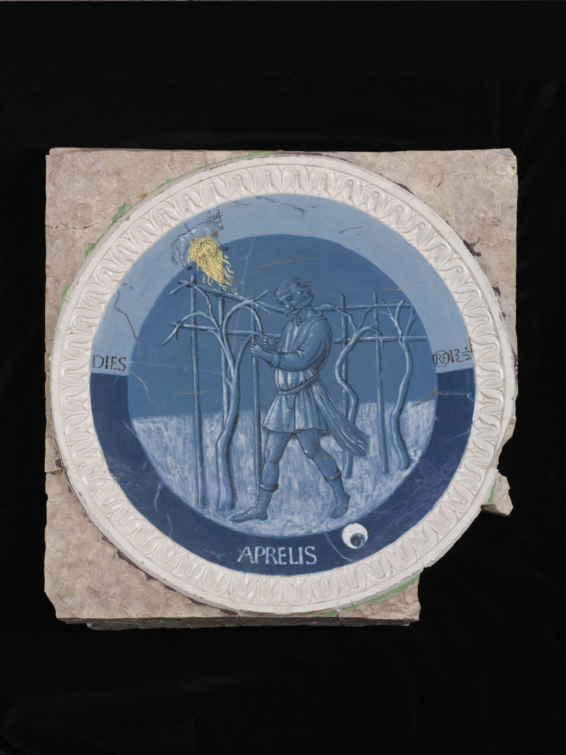 April, Luca della Robbia, ca. 1450-1456