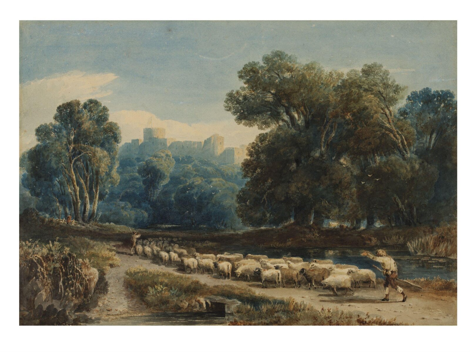 In Windsor Park, David Cox, 1807