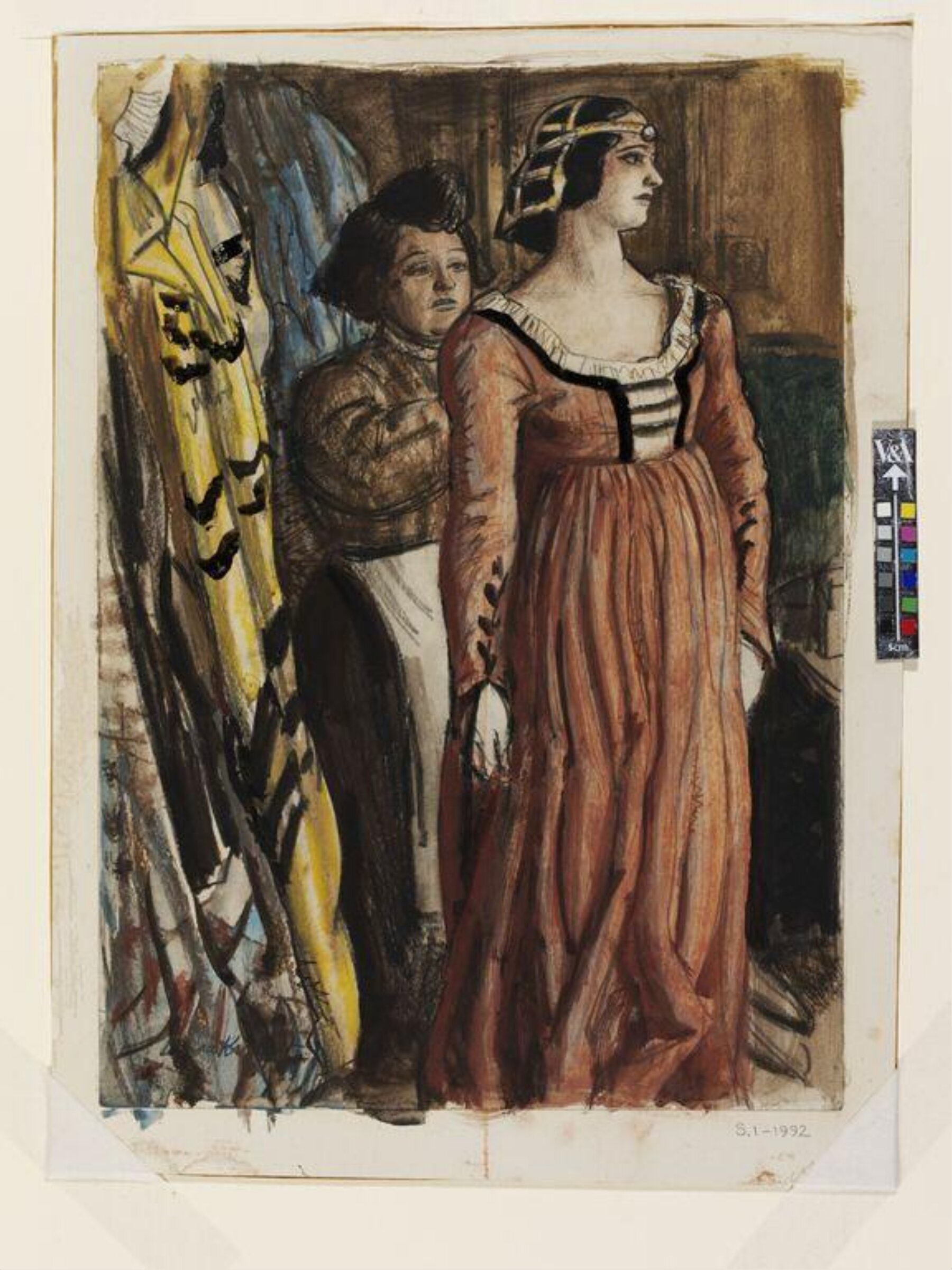 Fastening her Dress, Laura Knight, 1924