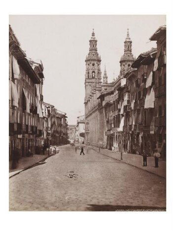 Calle Mayer & Cathedral: Logrono