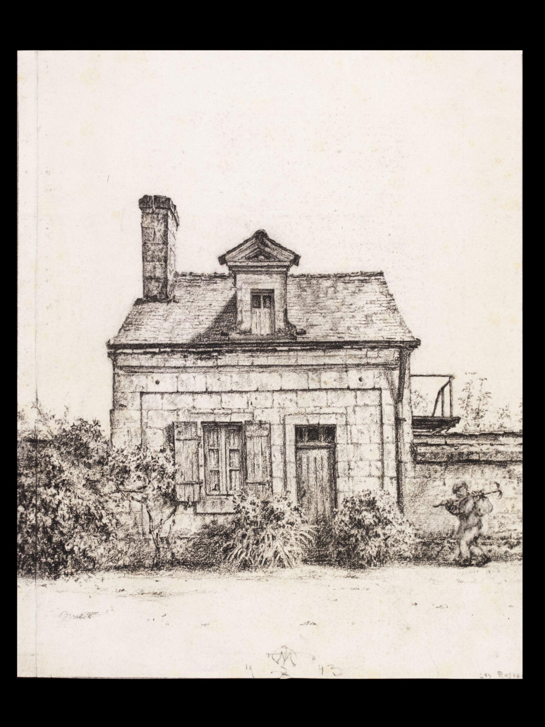 Maison aux Rosiers-sur-Loire, Joseph Teixeira de Mattos, 1943