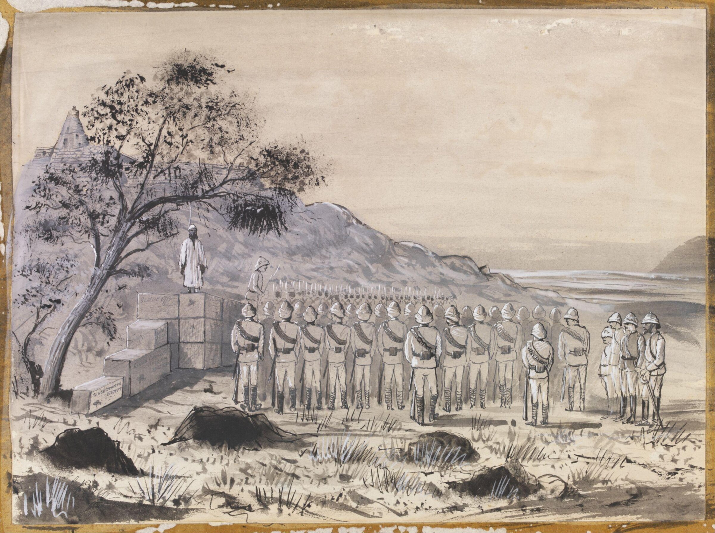 Execution at Abu Fatmeh. April 1885, William S. Perry, 1885