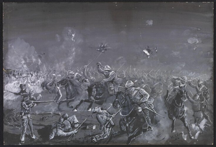 Charge of Household Cavalry at Kassassin - 1882 top image