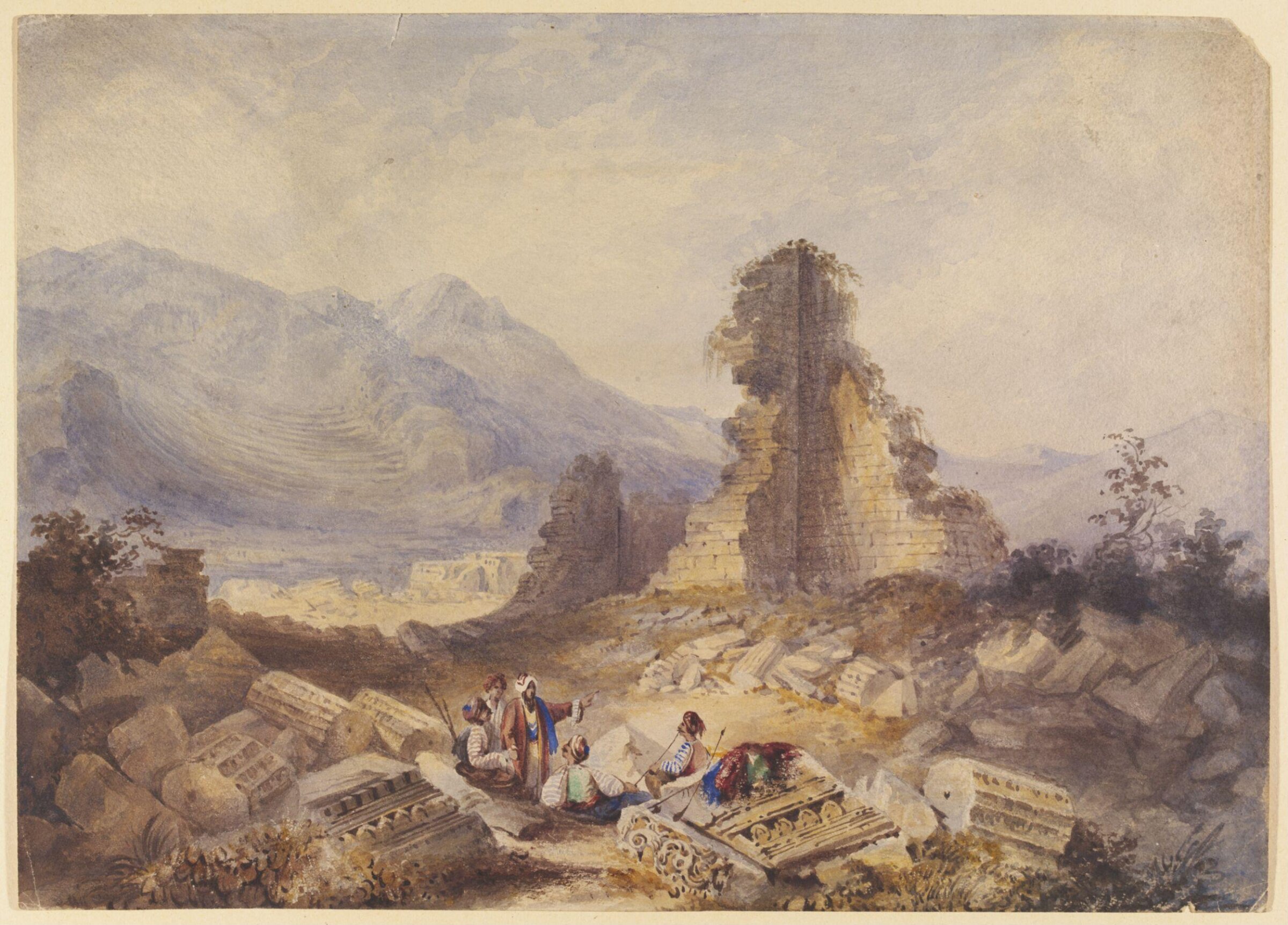 Ephesus (Ruins of the Temple of Diana), William Page, ca. 1828-1840