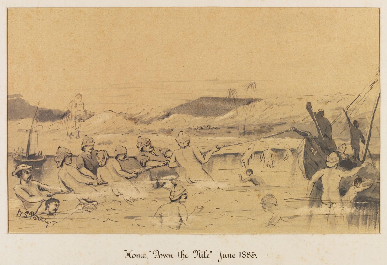 Home, Down the Nile June 1885., William S. Perry, 1885
