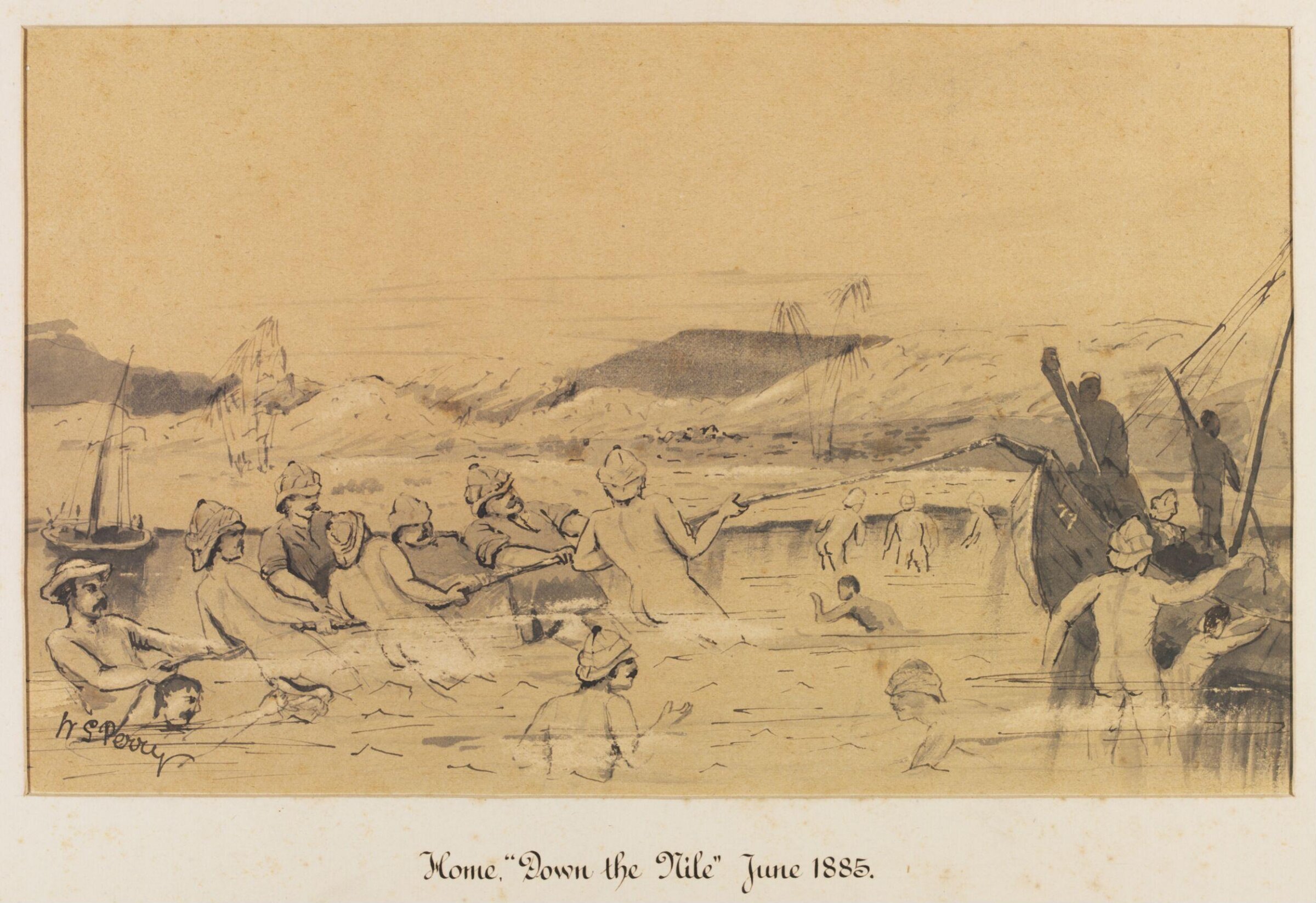 Home, Down the Nile June 1885., William S. Perry, 1885
