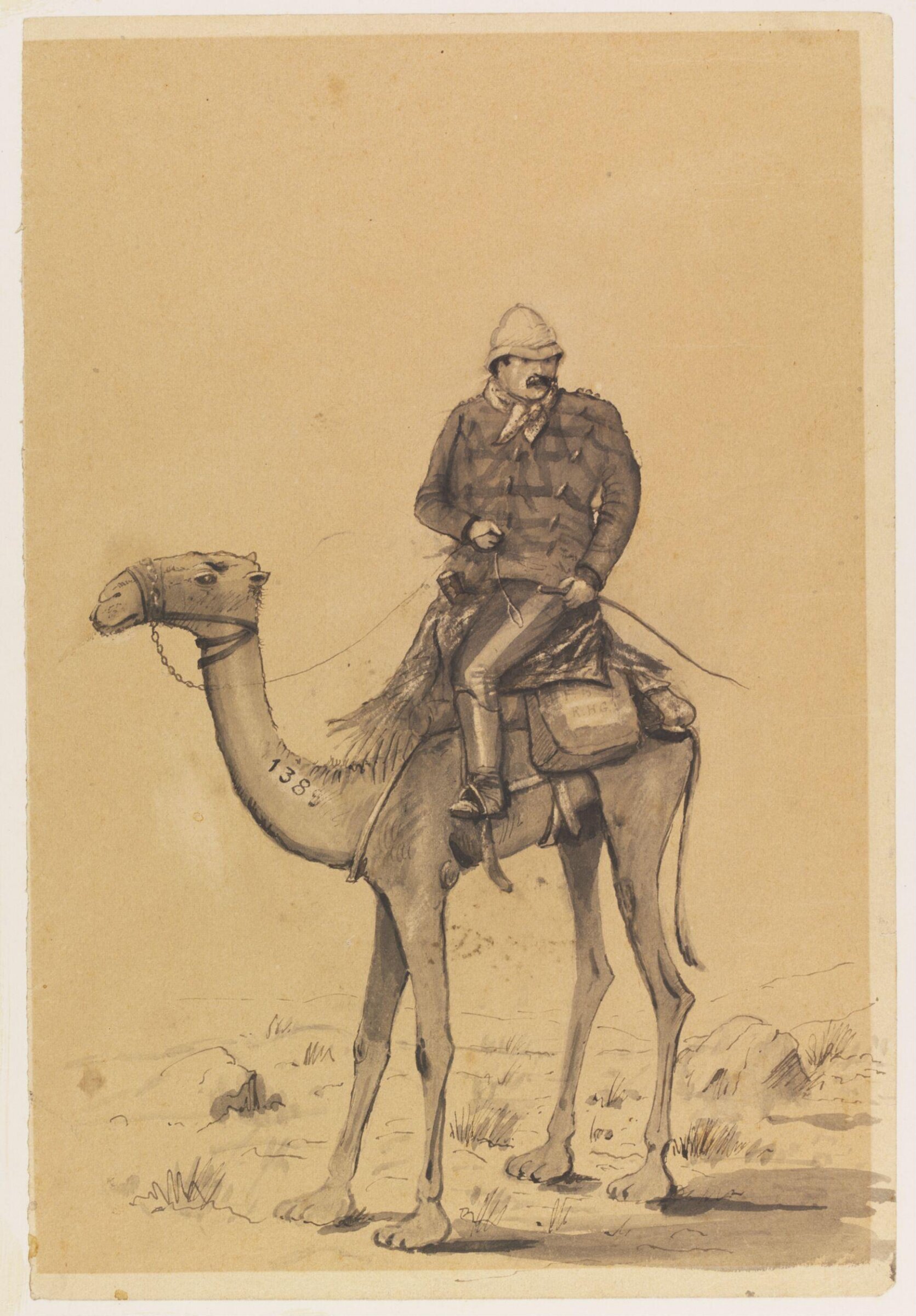 Col. Burnaby, Royal Horse Guards. Gakdul, 1885, William S. Perry, 1885