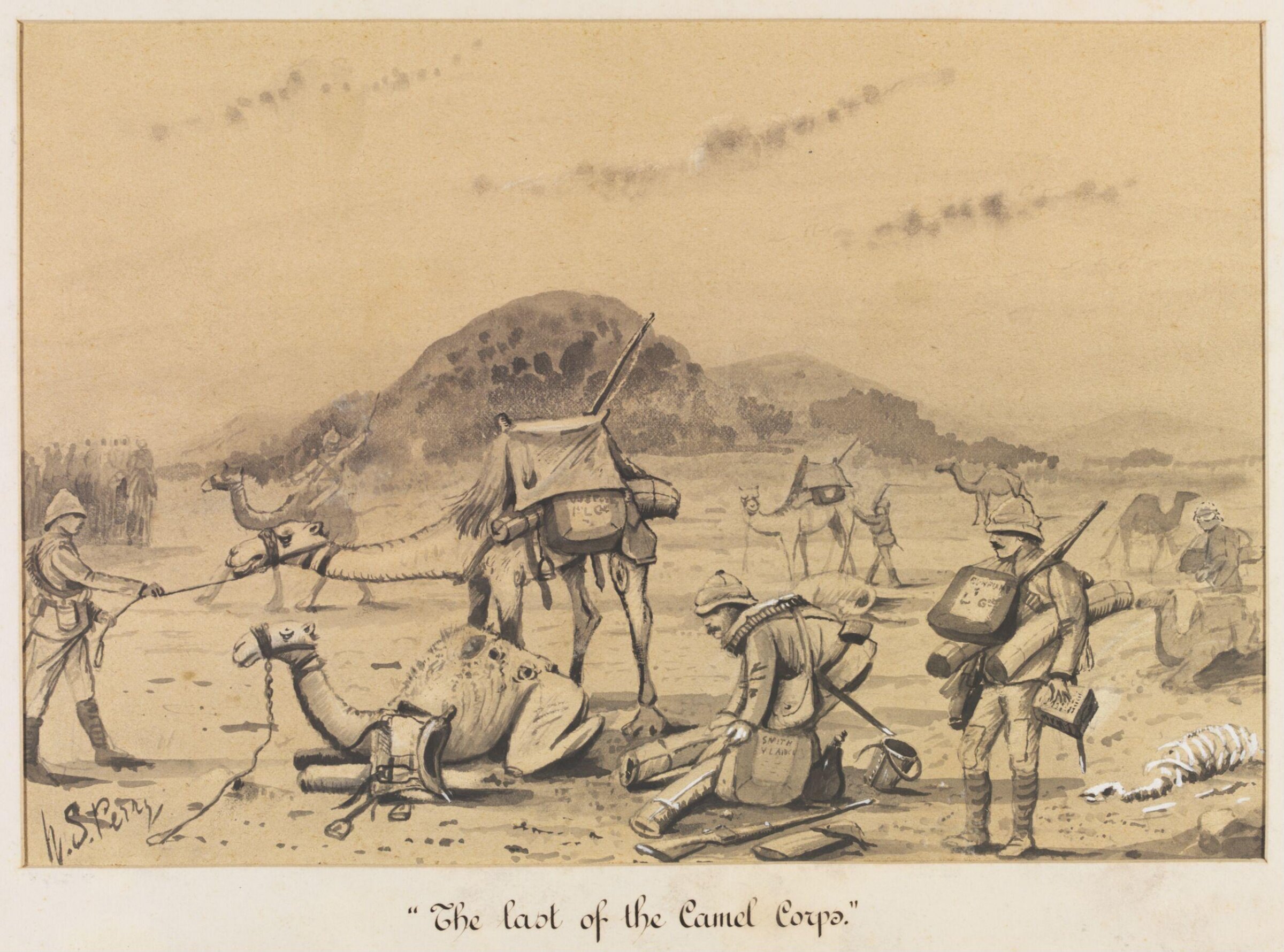 The last of the Camel Corps, William S. Perry, 1885