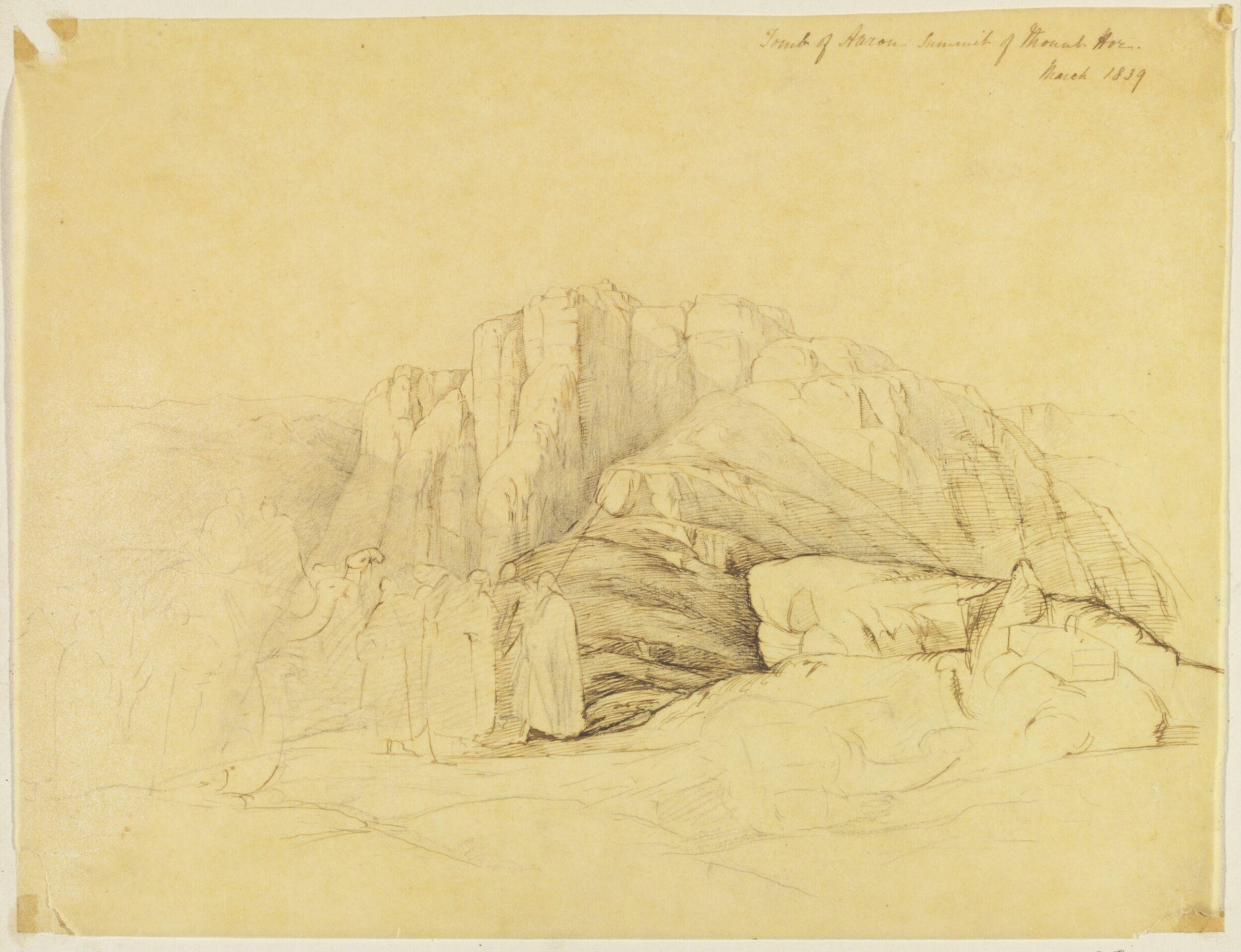Tomb of Aaron, Summit of Mt. Hor, Дэвид Робертс, ок. 1841