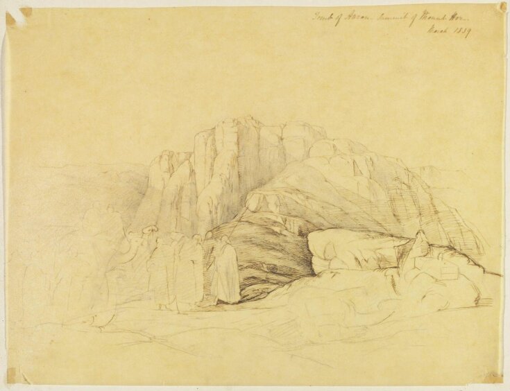 Tomb of Aaron, Summit of Mt. Hor | Roberts, David (RA) | V&A Explore ...