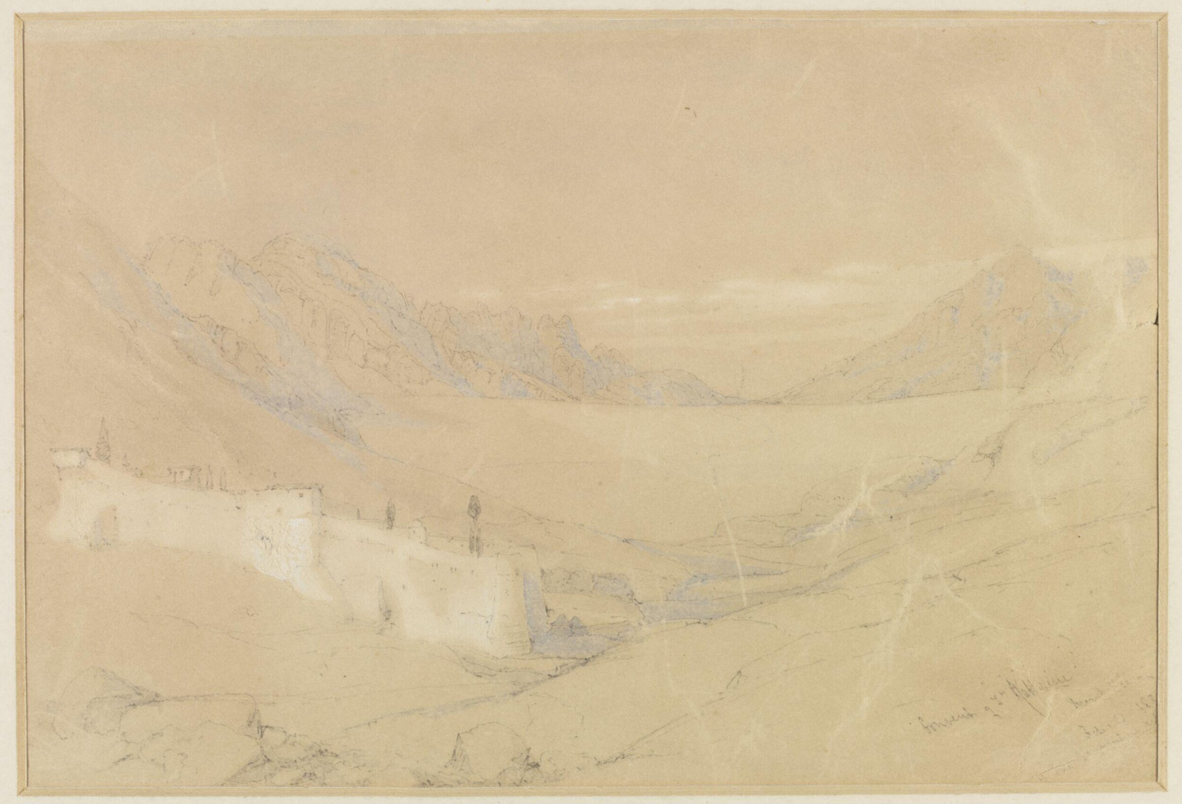 Convent of St. Katherine, Mount Sinai, Дэвид Робертс, 1839