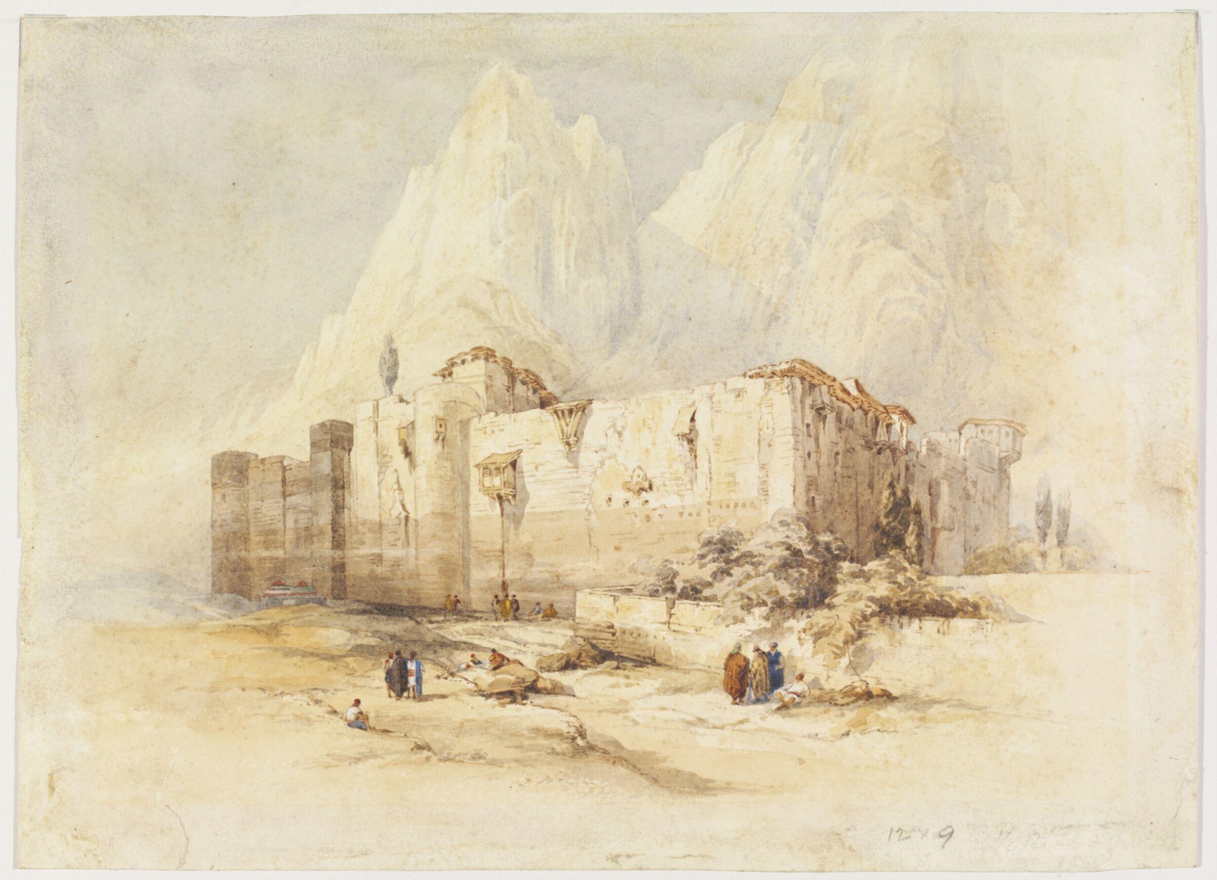 Convent of St Catherine, Mount Sinai, David Roberts
