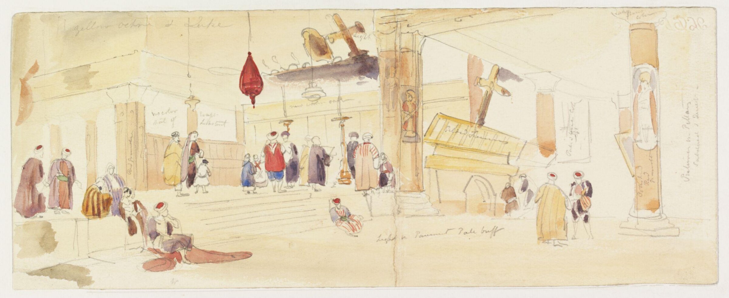 Chancel of the Church of the Nativity, Bethlehem., David Roberts