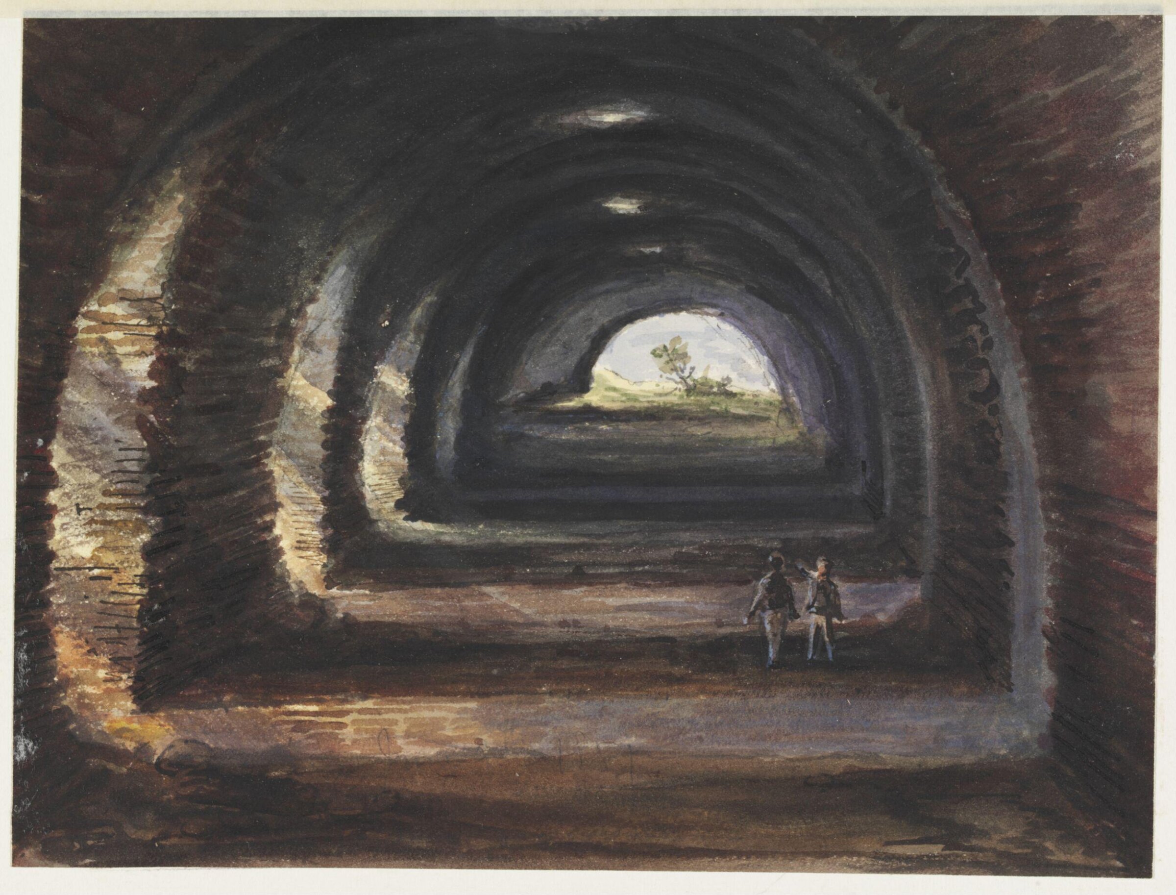 Cisterns at Carthage, Near Tunis, Joseph Sparkhall Rundle, 1857