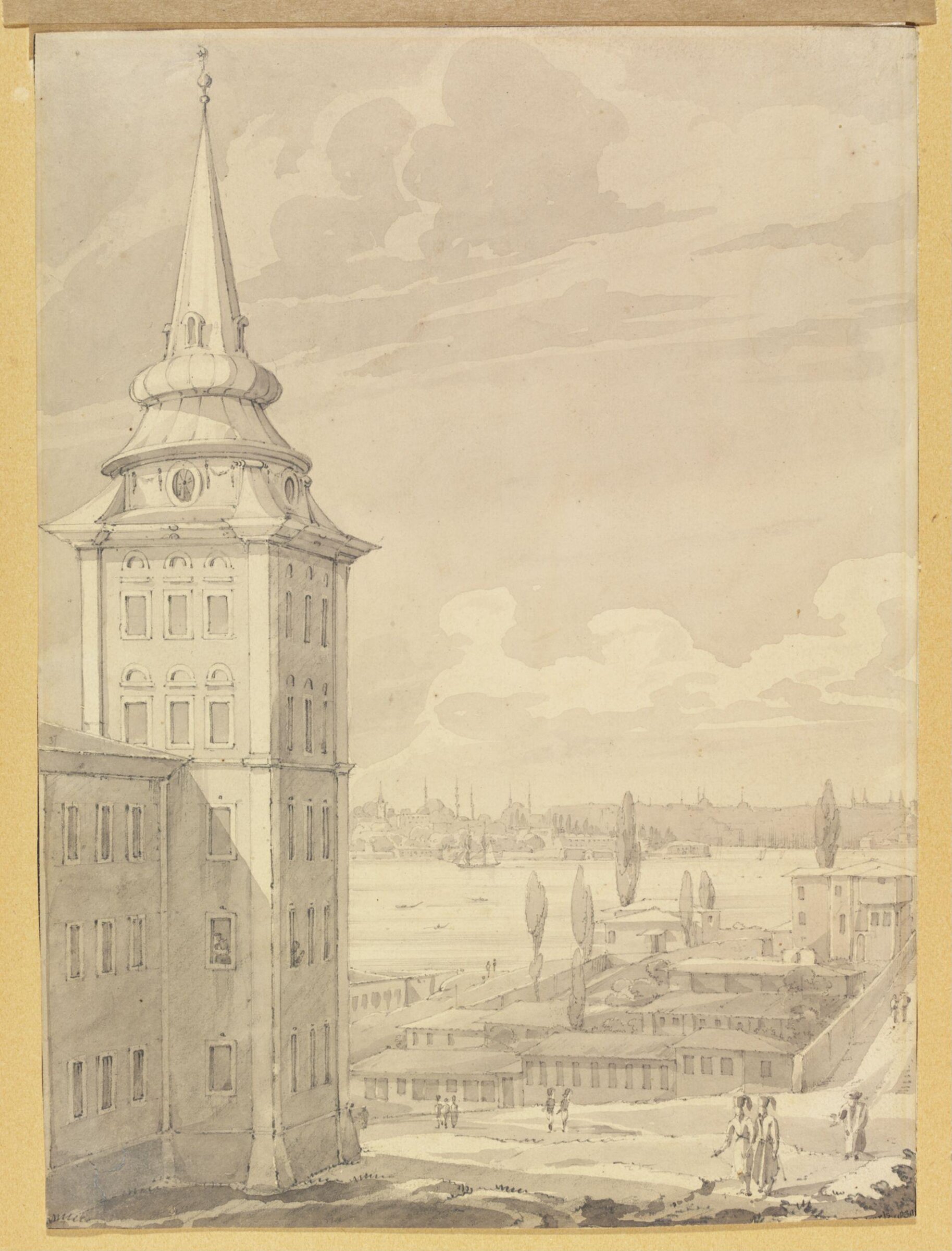 View of Seraglio Point from the Mosque at Scutary, D. Captain RN Roberts, 1830