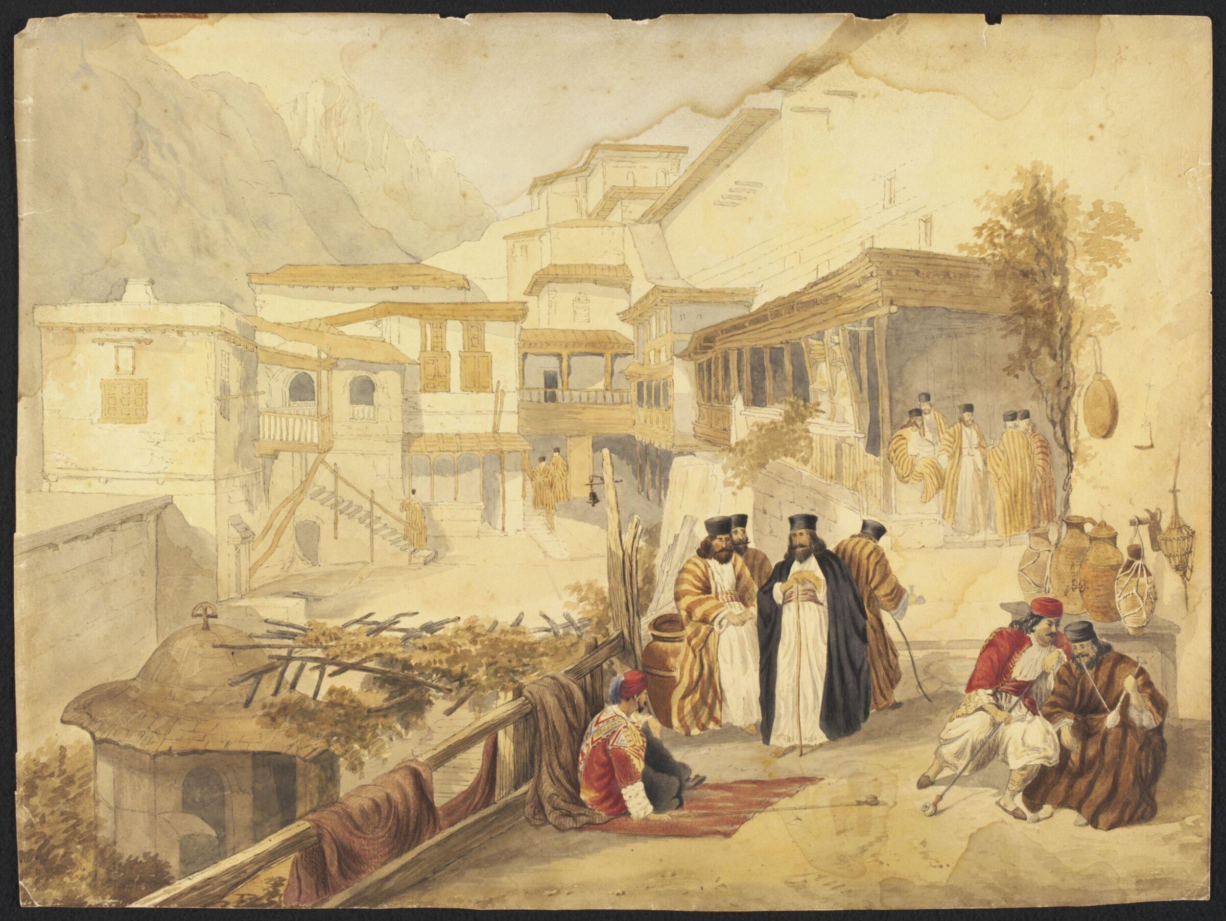 Convent of St. Catherine, Mount Sinai, Principal Court, David Roberts