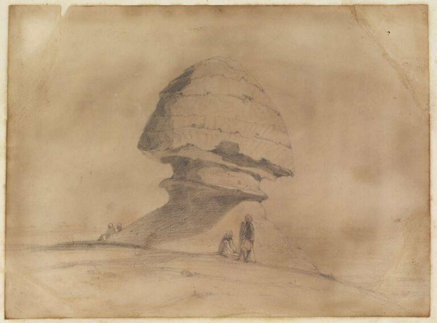 Unknown, Back View of the Sphinx