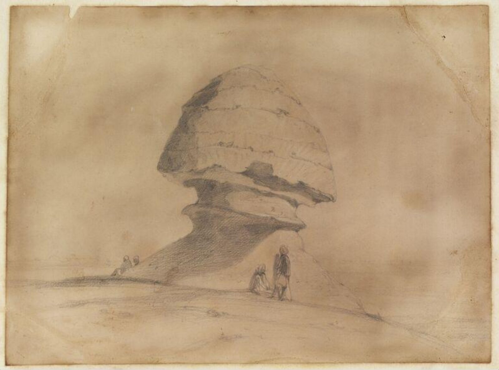 Back View of the Sphinx, 1796-1864