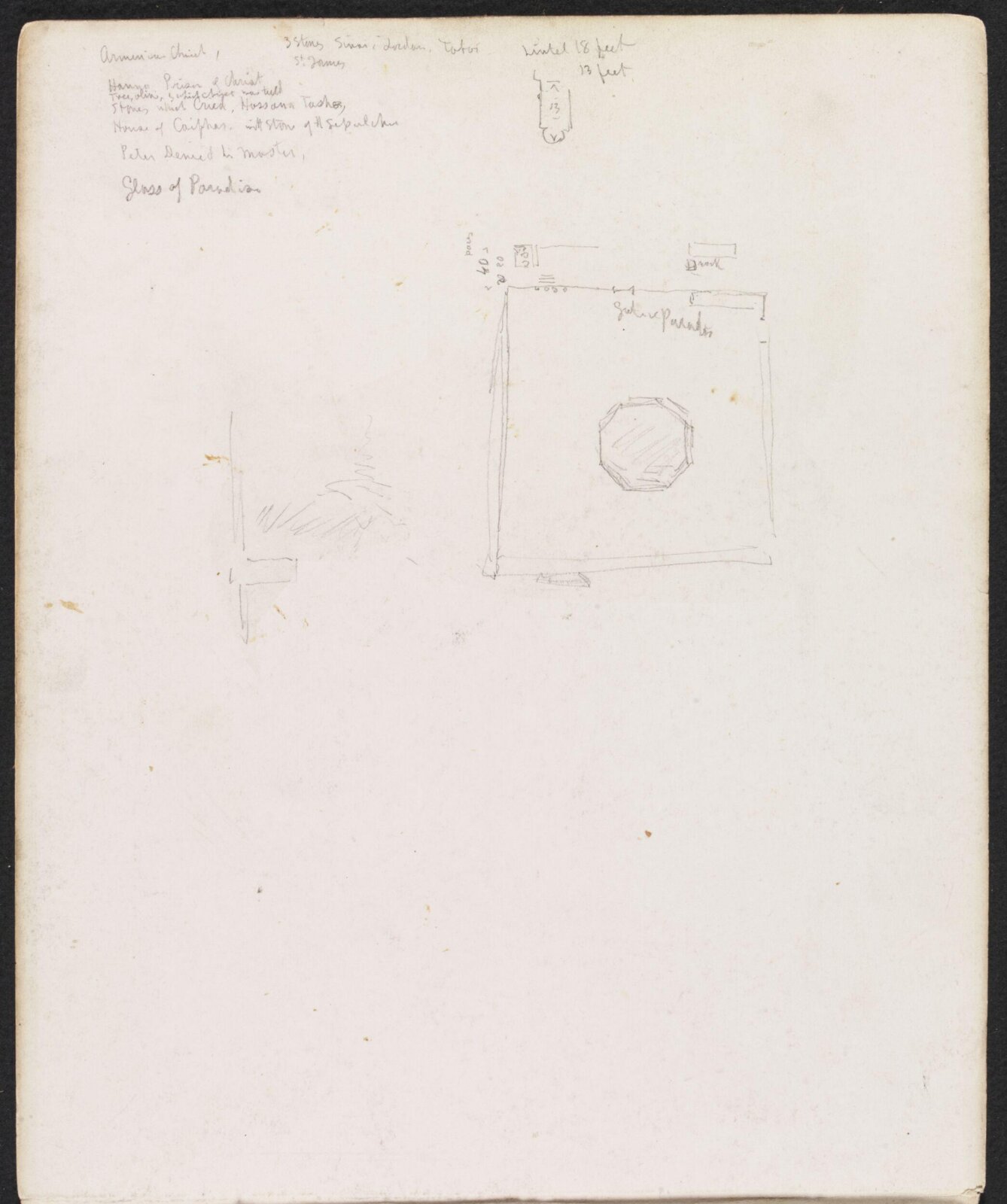 Drawing, William Simpson, 1869