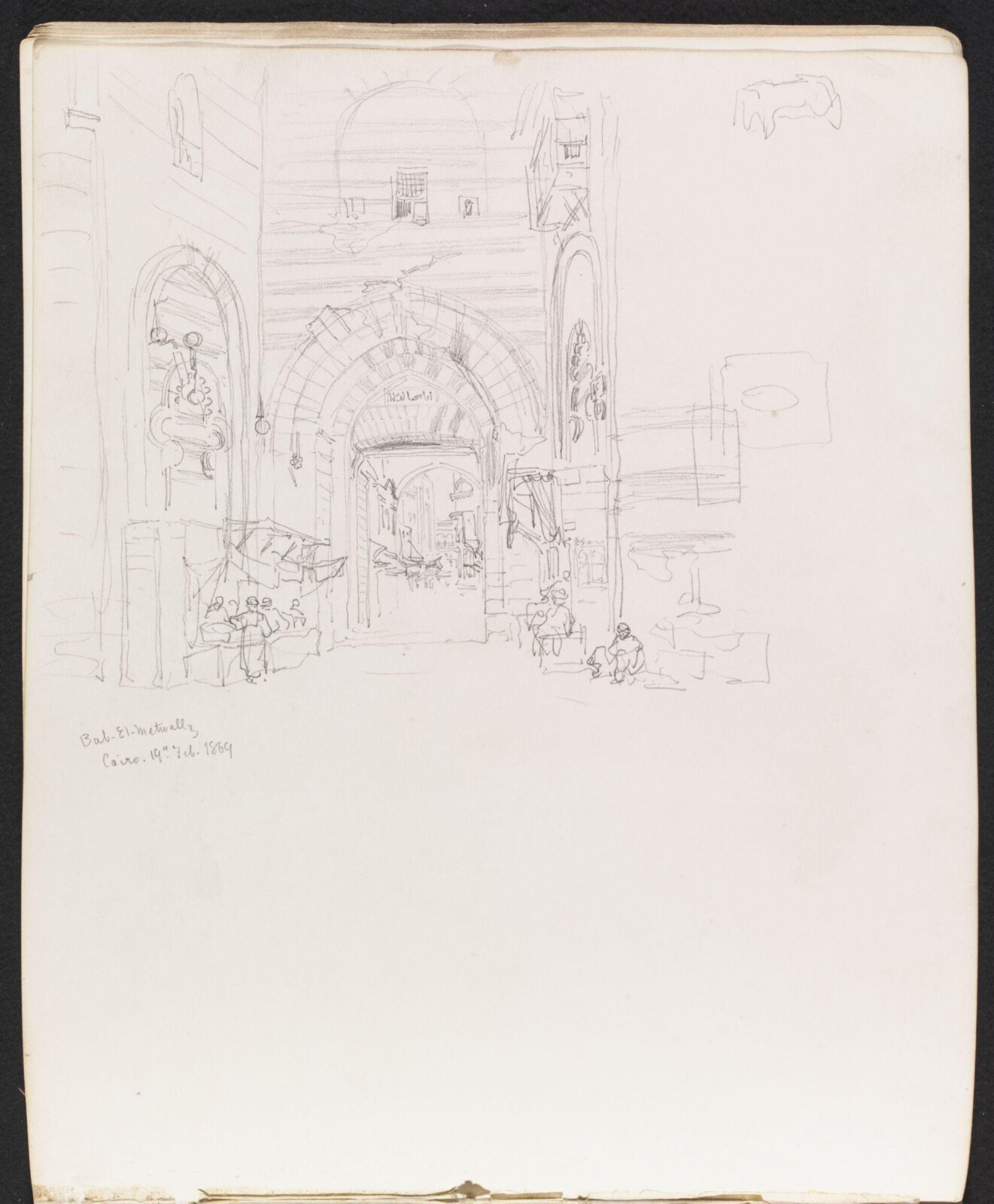 Bab-El-Metwally, William Simpson, 1869