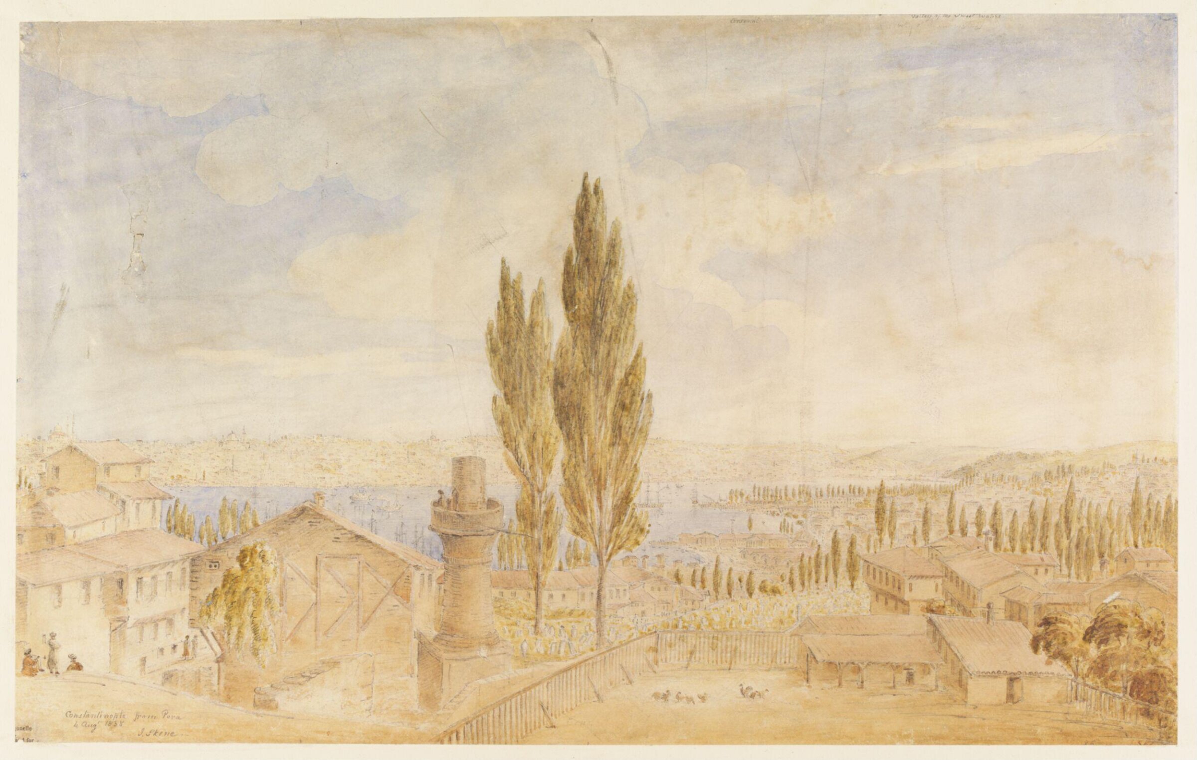 Constantinople From Pera, James Skene, 1838