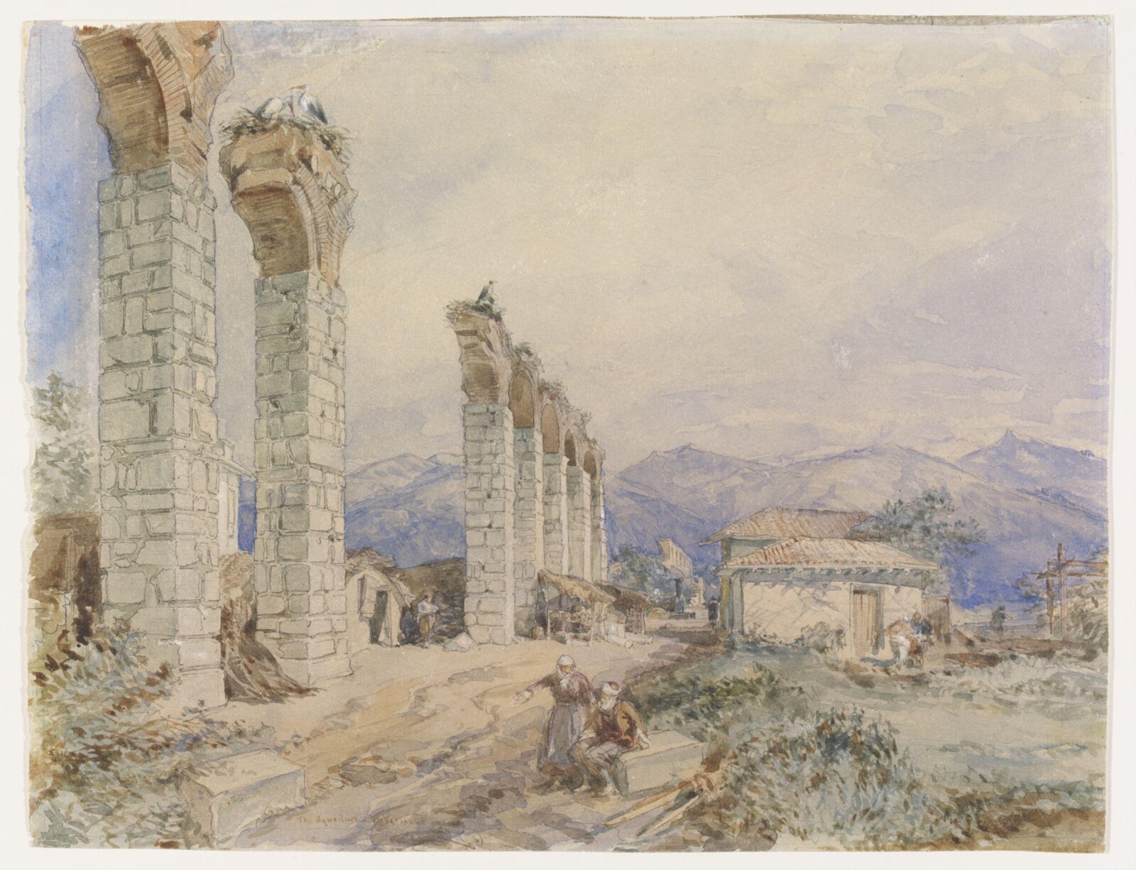 The Aqueduct - Ephesus, William Simpson, 1877