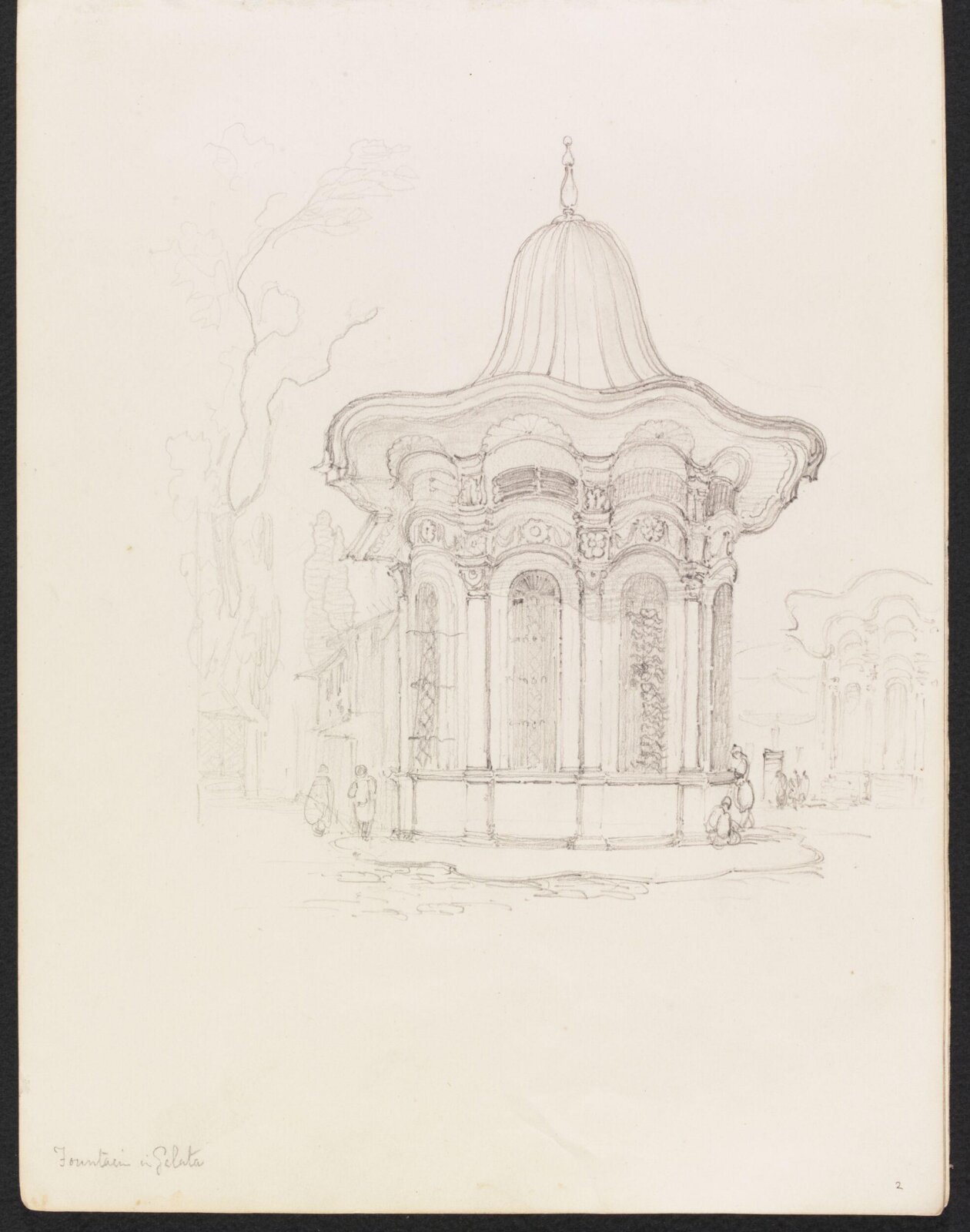 Fountain in Galata, 1844