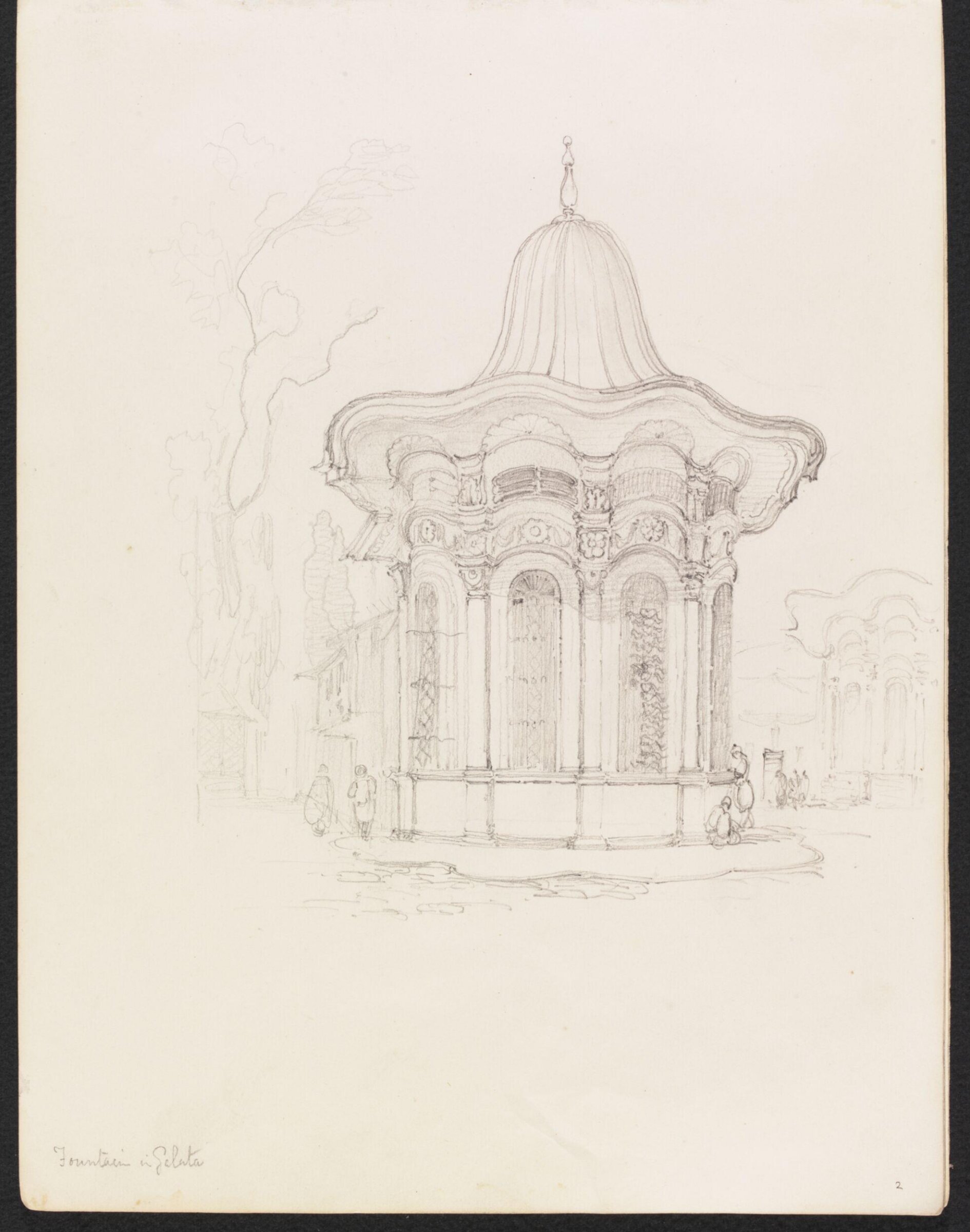 Fountain in Galata, 1844
