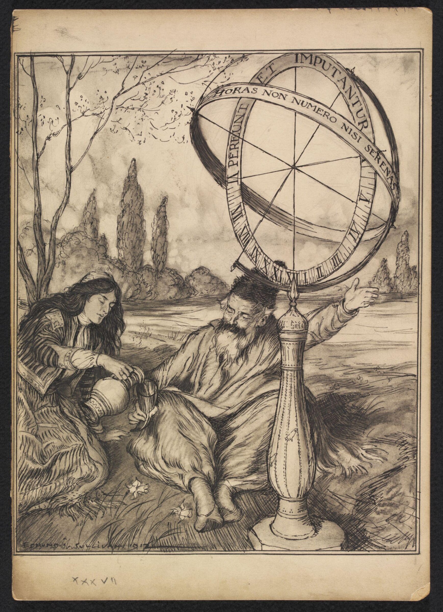 Ah, fill the Cup:- what boots it to repeat..., EdmundJoseph Sullivan, 1912