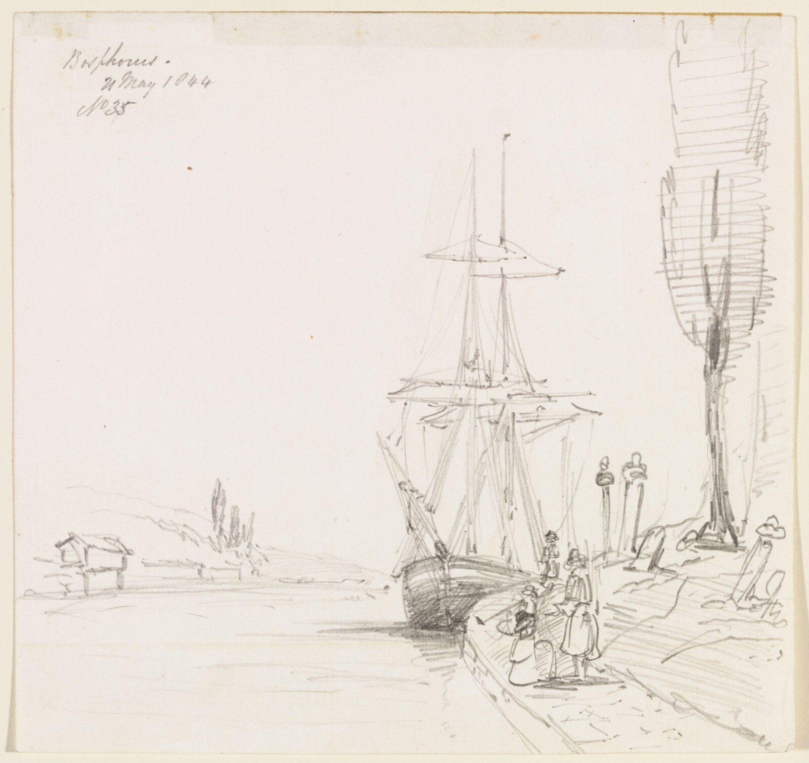 Bosphorus, George Scharf, 1844