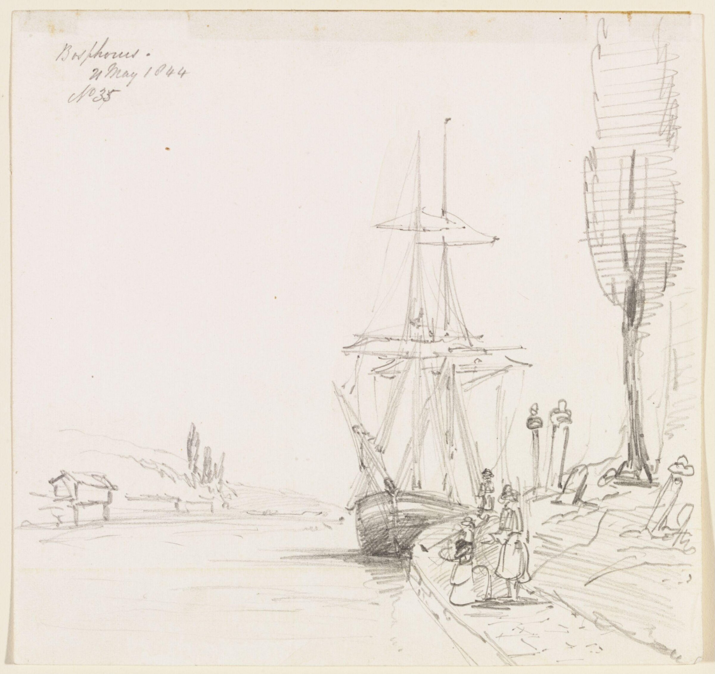 Bosphorus, George Scharf, 1844