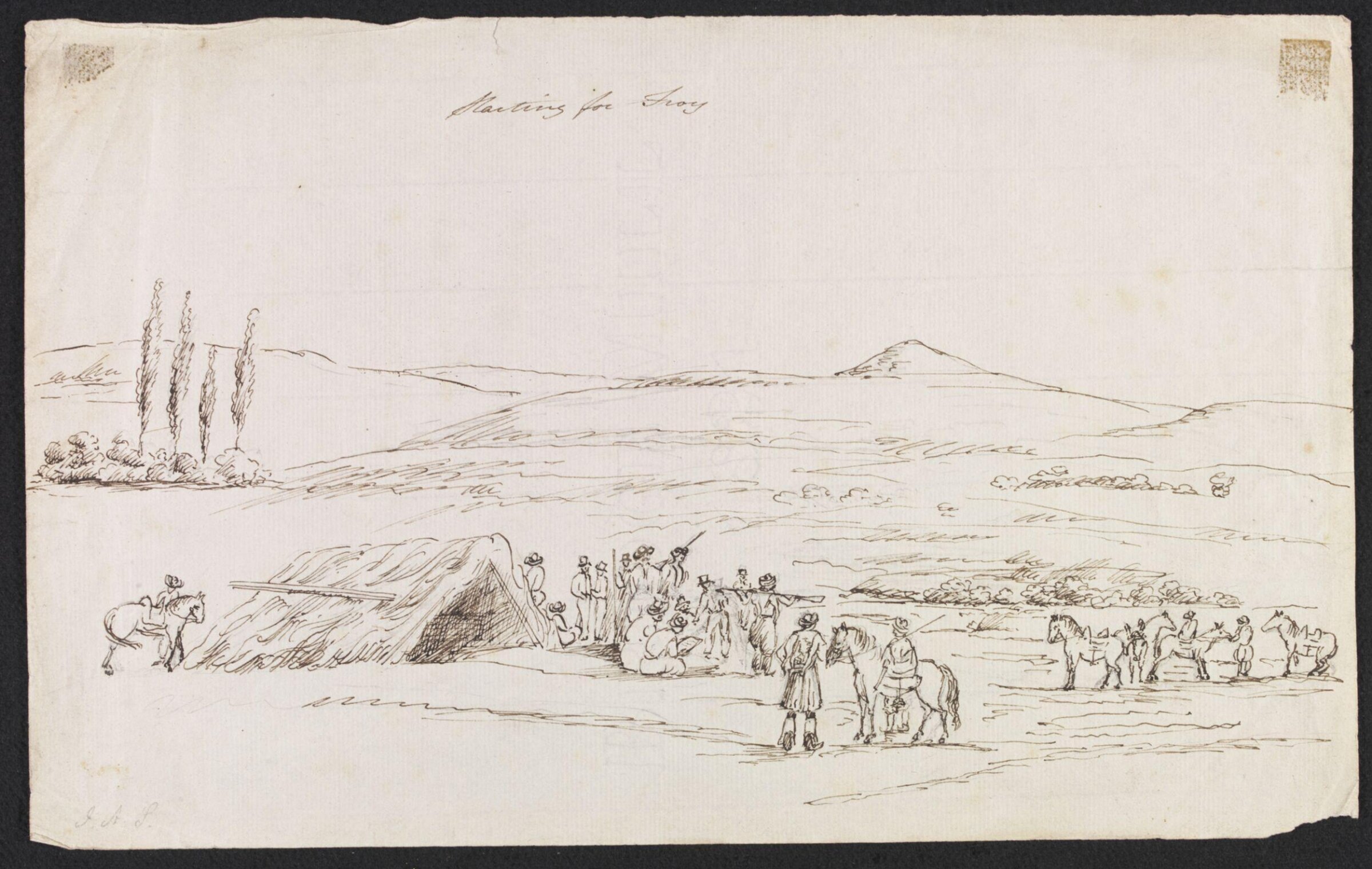 Starting for Troy, ca. 1822