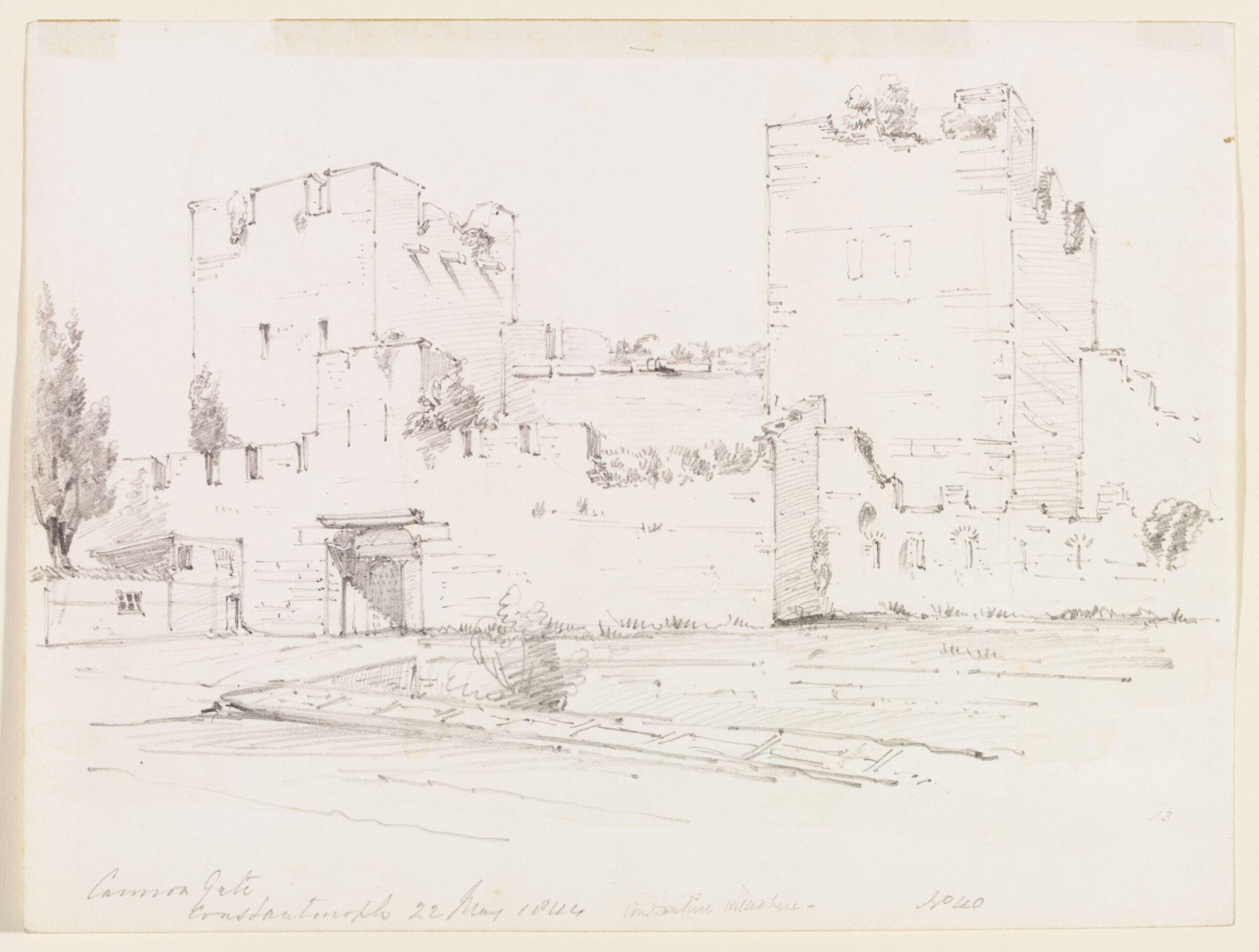 Cannon Gate Constantinople, 1844