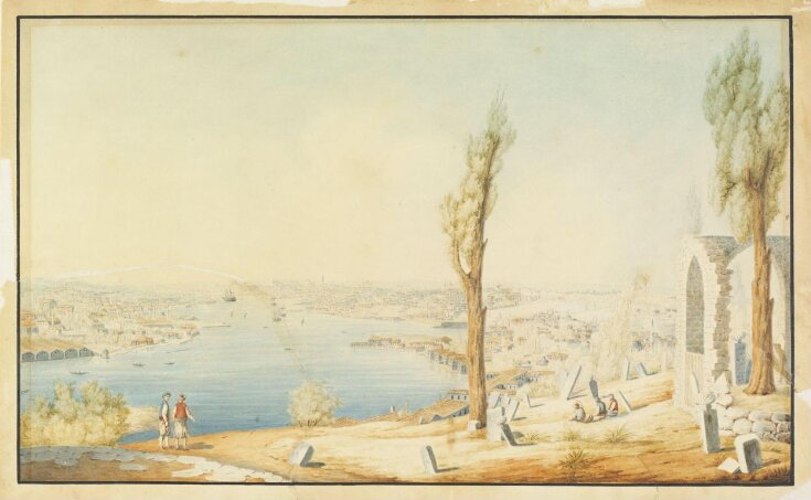 Constantinople and the Golden Horn from the cemetery above Eyüp top image