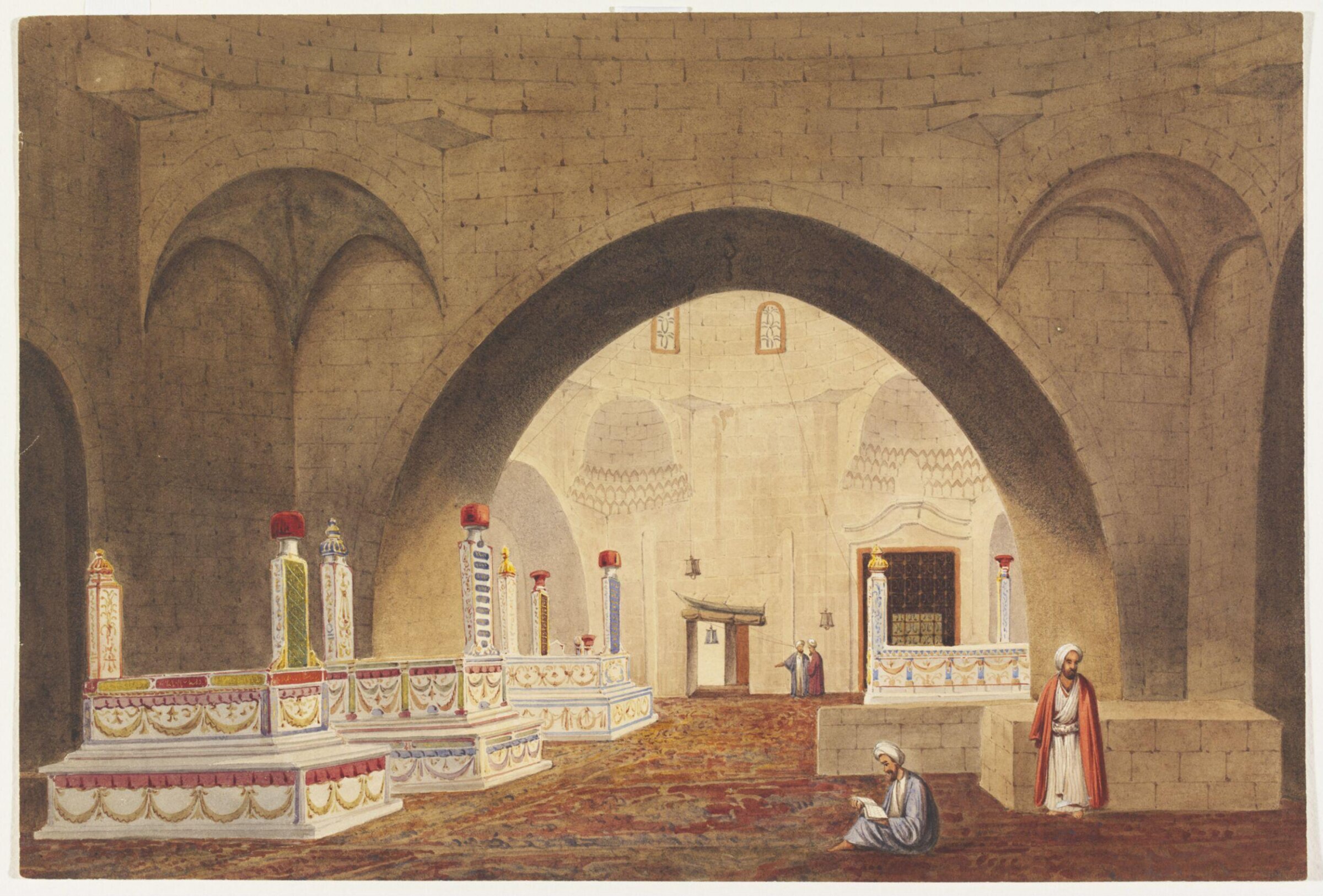 Mausoleum of Mehmet Ali and his family at Cairo, Antonio or Anton Schranz, 1840-1850