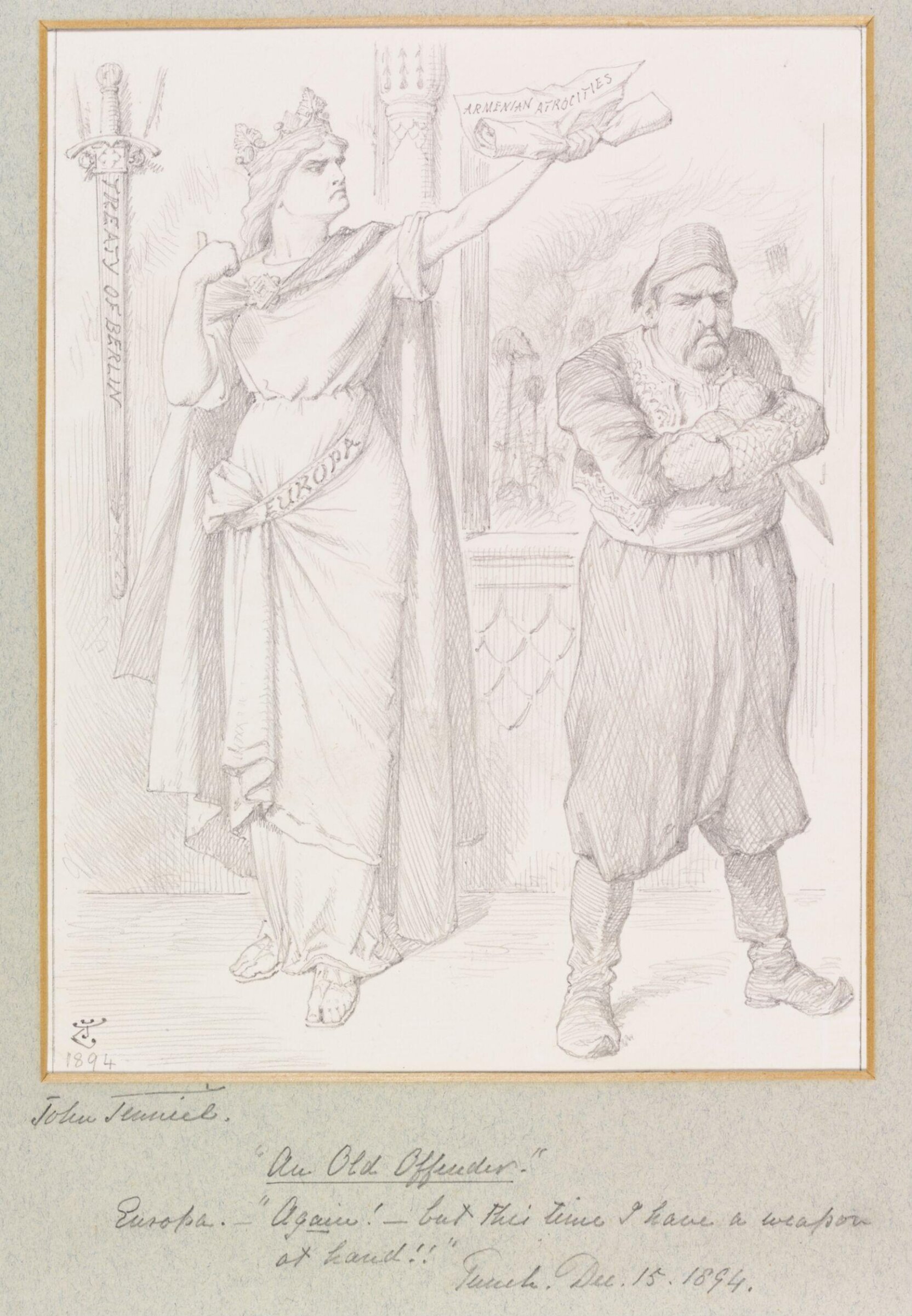 An Old Offender, John Tenniel, 1894