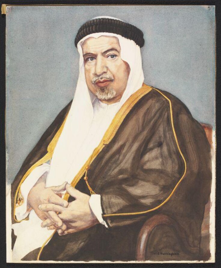 Portrait of Sheikh Abdallah al Salem, Ruler of Kuwait top image