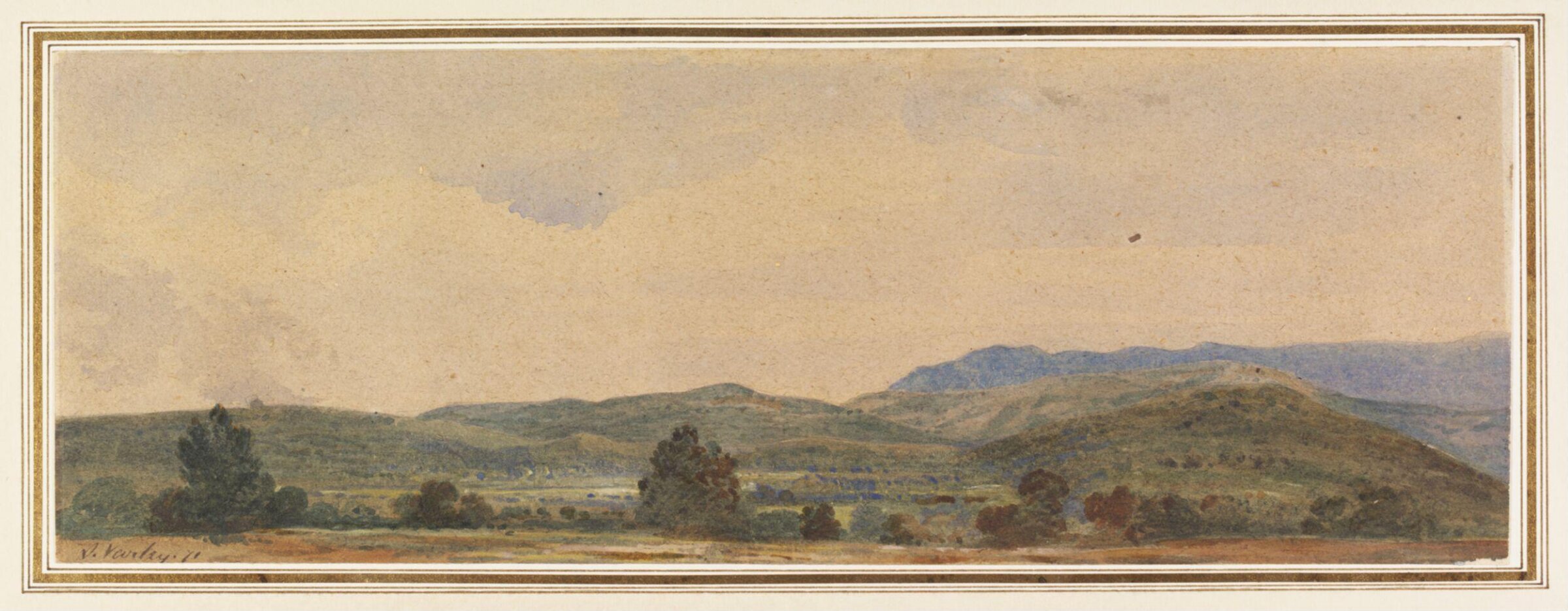 At Azizieh, Lydia, John Varley the Younger, 1871