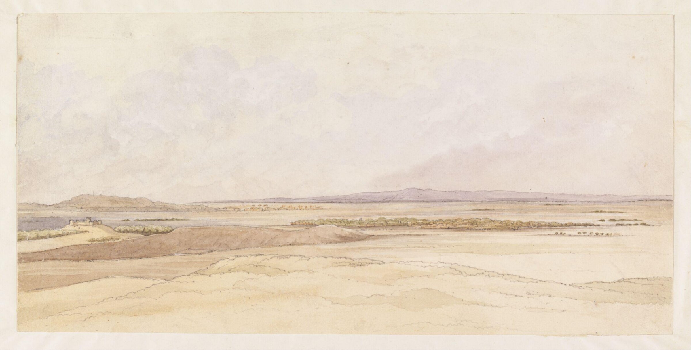 Tehran with the Cusr Kayar, Godfrey Thomas Vigne, 1833