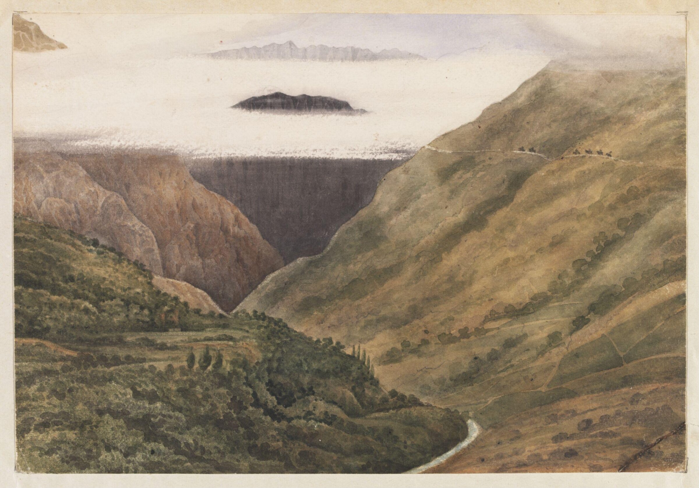 Hazar Chum  Mazenderan - Persia, Godfrey Thomas Vigne, 1833